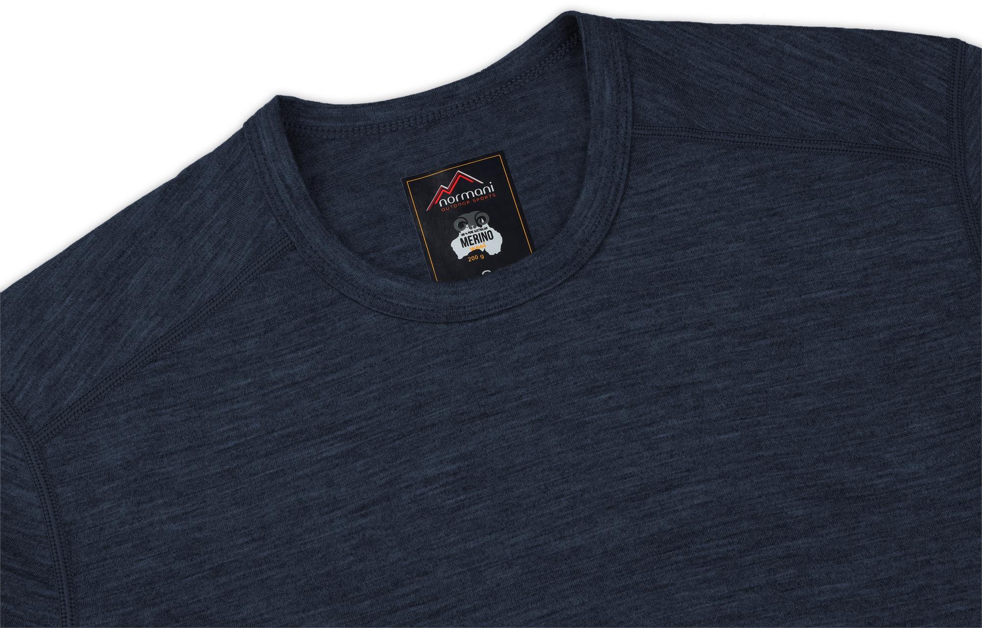 Herren Merino T-Shirt Kurzarm Short Sleeve Oberteil aus 100 Bio Merinowolle