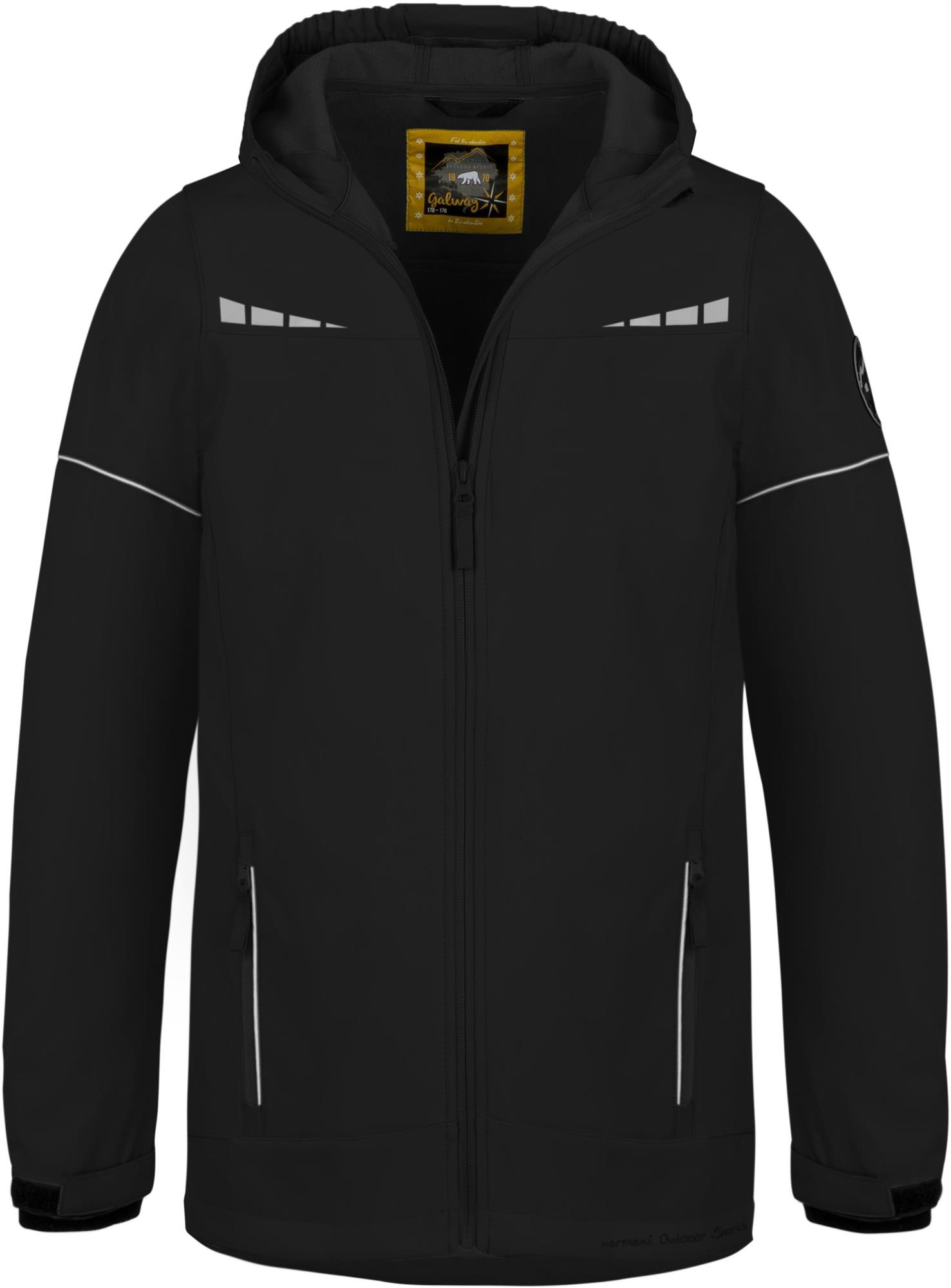 Kinder Softshelljacke wasserdichte Winterjacke mit Fleecefutter Junge Mädchen - Bild 3 von 33