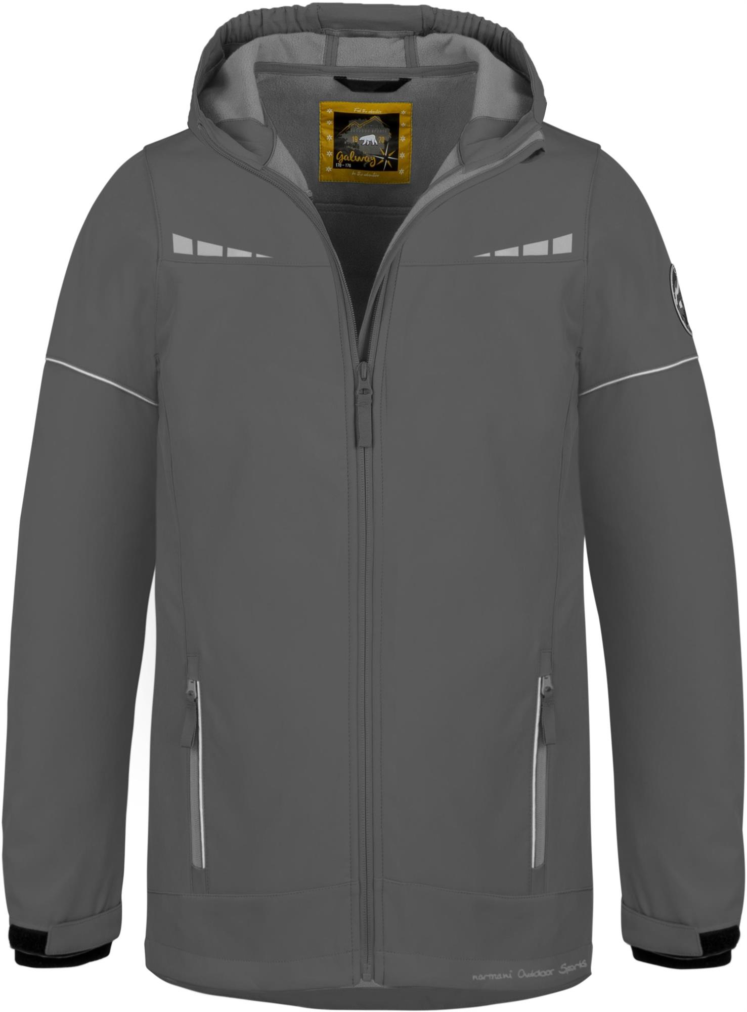 Kinder Softshelljacke wasserdichte Winterjacke mit Fleecefutter Junge Mädchen - Bild 15 von 33
