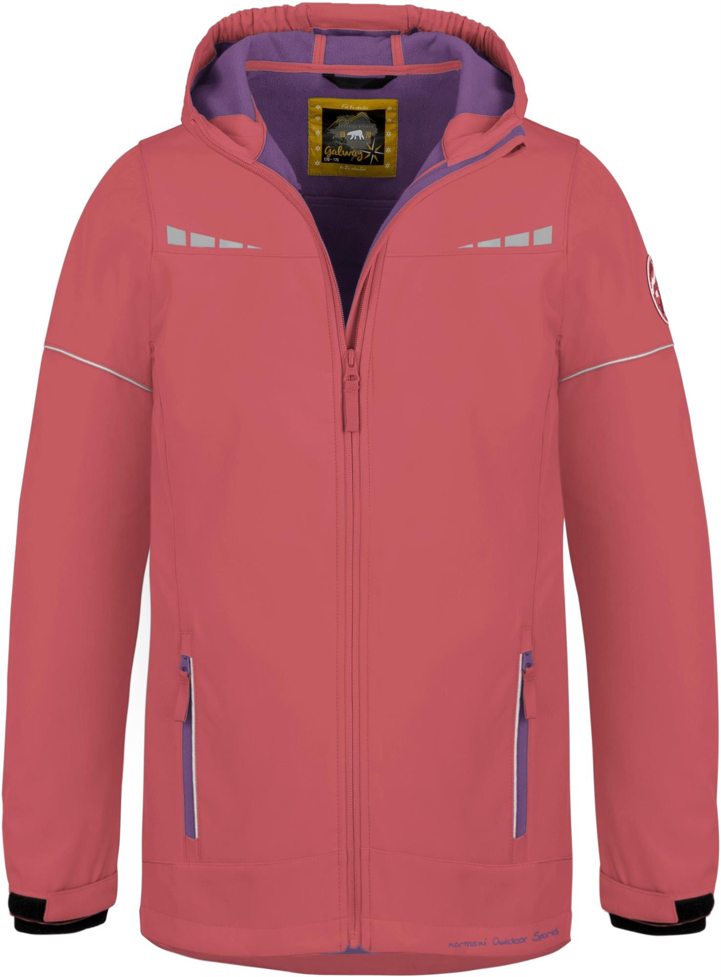 Kinder Softshelljacke wasserdichte Winterjacke mit Fleecefutter Junge Mädchen - Bild 19 von 33