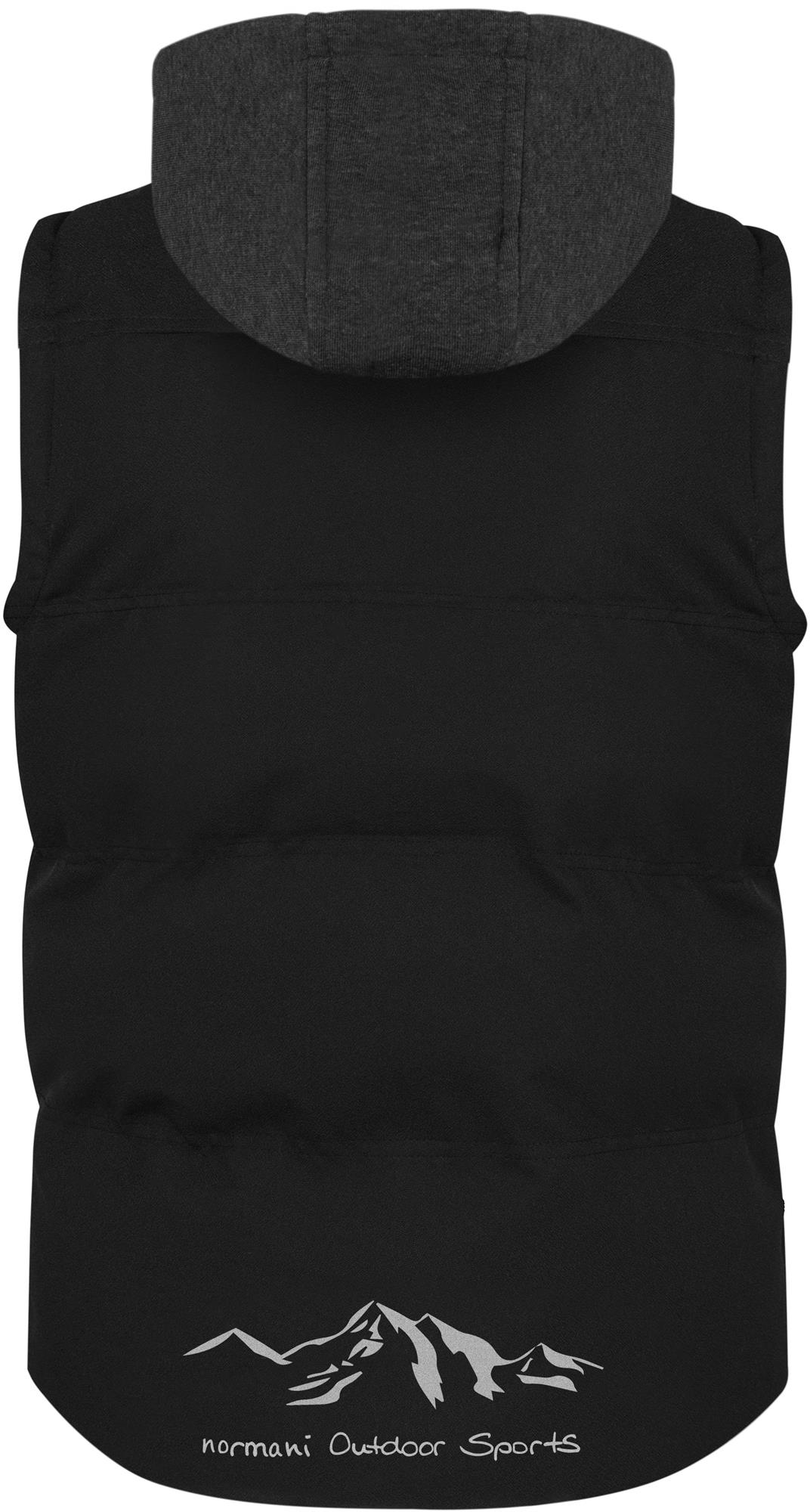 Kinder Winterweste Steppweste Outdoor Weste mit Kapuze Ärmellose Jacke