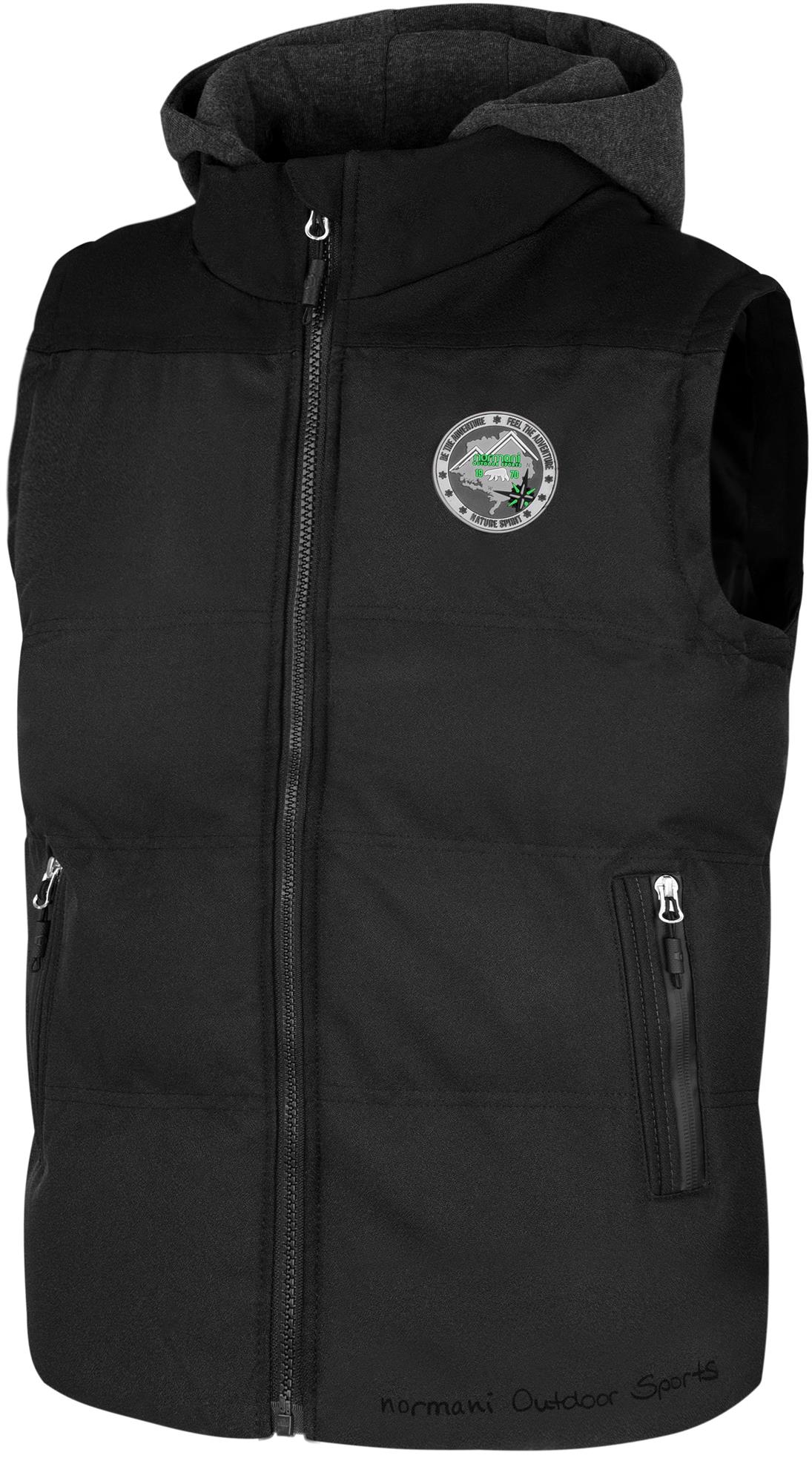 Kinder Winterweste Steppweste Outdoor Weste mit Kapuze Ärmellose Jacke - Bild 16 von 25