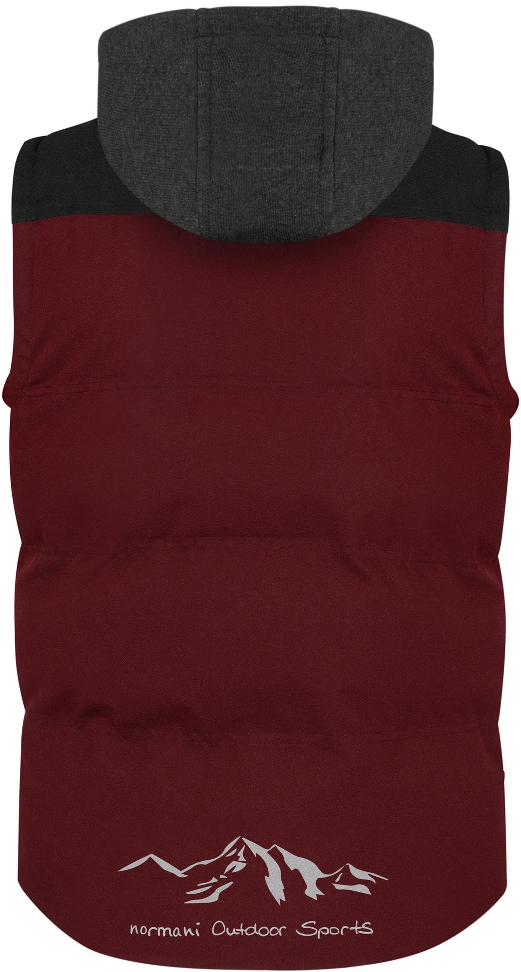 Kinder Winterweste Steppweste Outdoor Weste mit Kapuze Ärmellose Jacke