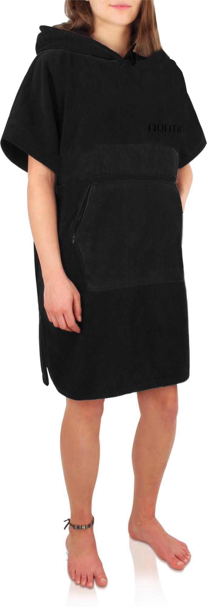 Surfer Poncho - Baumwoll Bademantel mit Kapuze - Strandumkleide Umziehhilfe - Bild 38 von 49