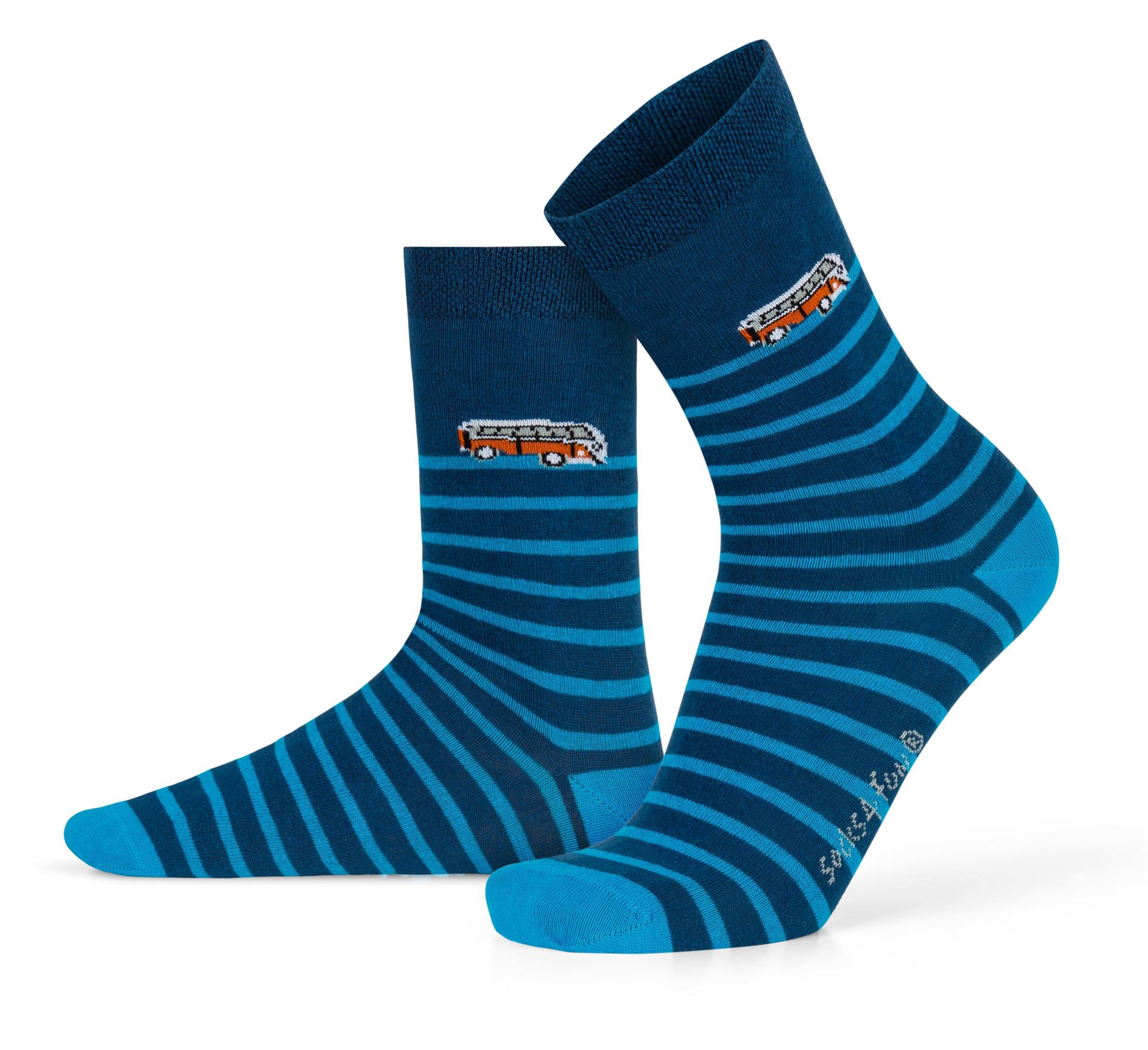 Lustige Motiv Socken aus Baumwolle 2 Paar Bunt Spaß Damen Herren Farbfroh - Bild 89 von 137