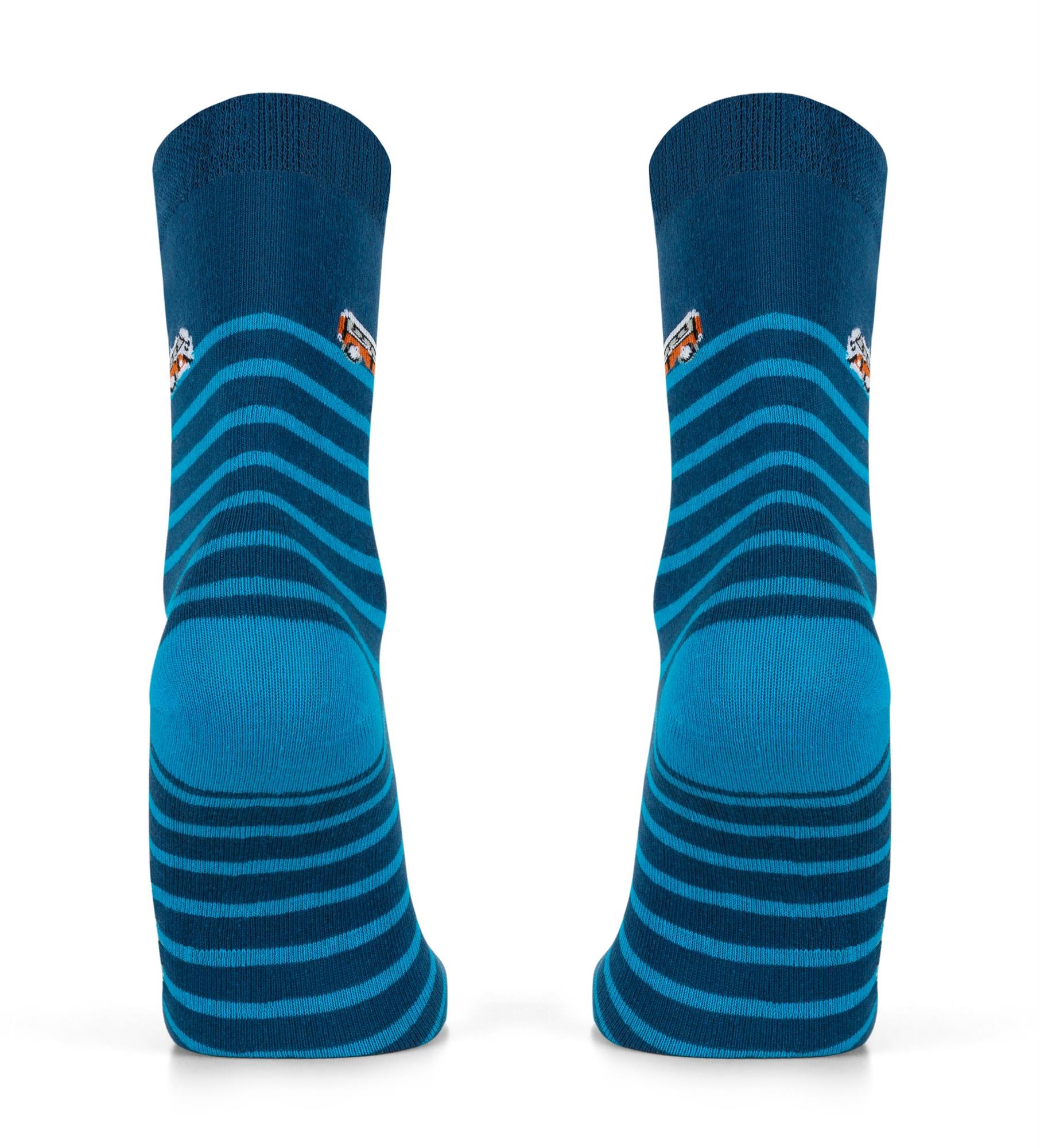Lustige Motiv Socken aus Baumwolle 2 Paar Bunt Spaß Damen Herren Farbfroh - Bild 92 von 137