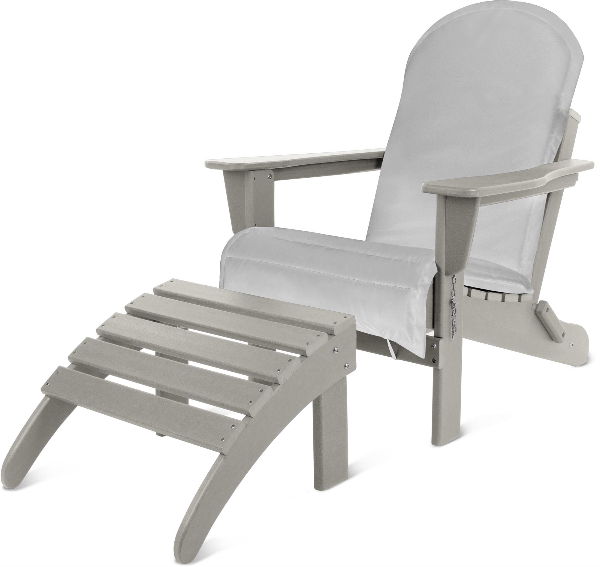 Original Adirondack Gartenstuhl inklusive Fußstütze Stuhlauflage Gartensessel