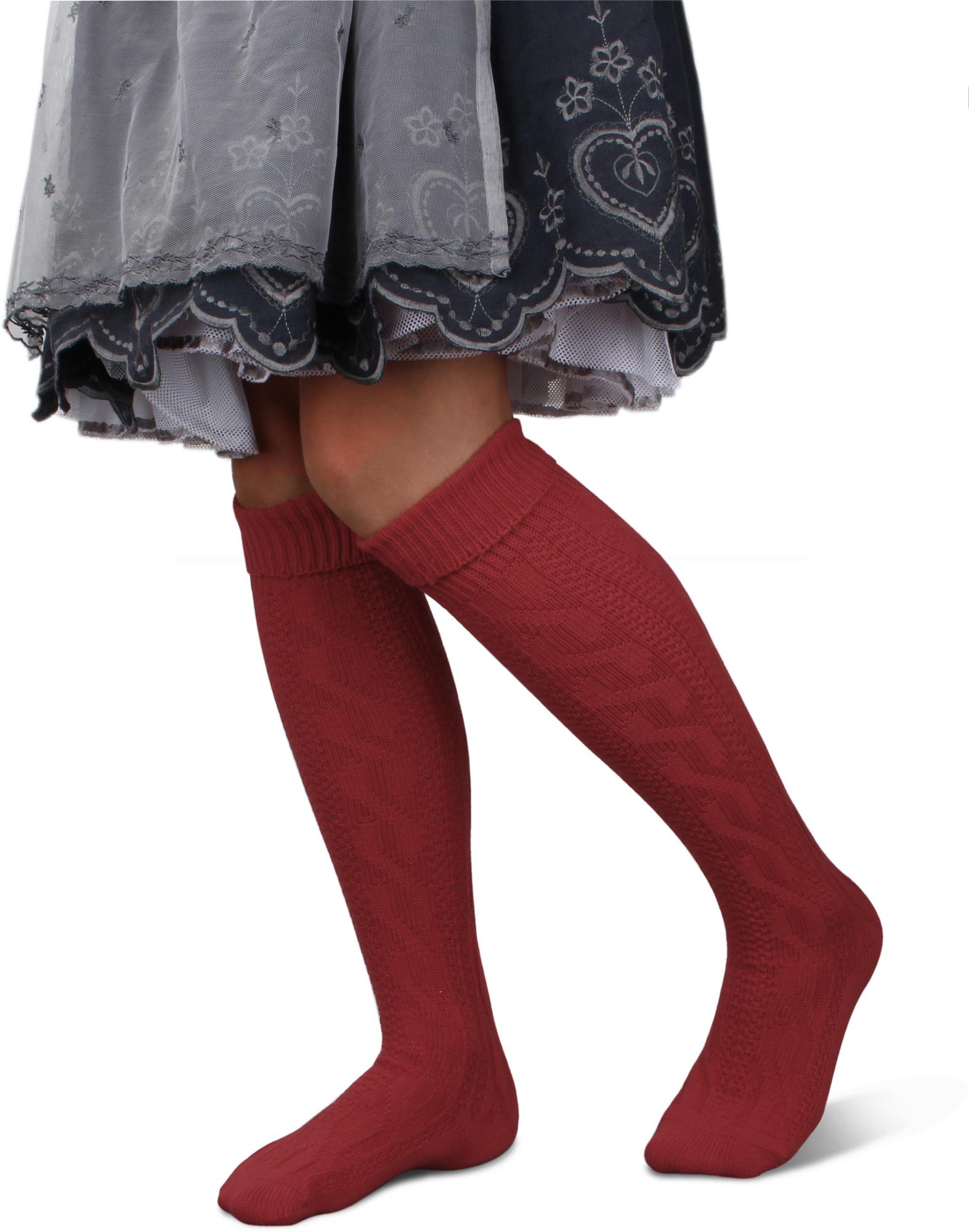Trachtensocken Shoppersocken lange Trachten Socken Trachtenkniestrümpfe 35 - 50