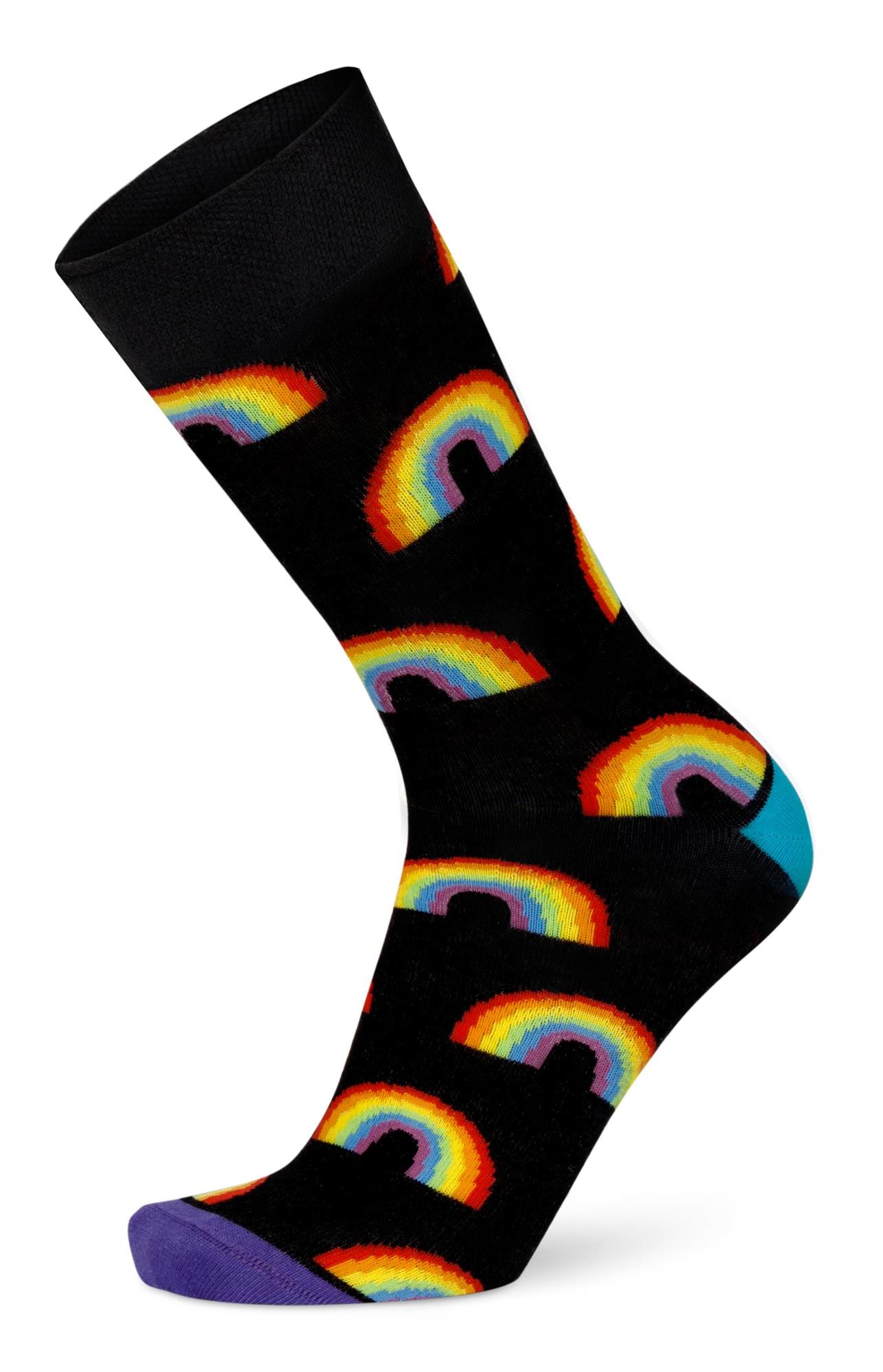 Lustige Motiv Socken aus Baumwolle 2 Paar Bunt Spaß Damen Herren Farbfroh - Bild 6 von 137