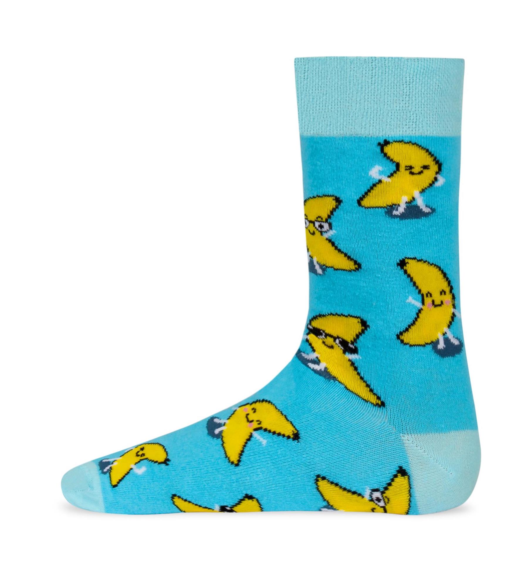Lustige Motiv Socken aus Baumwolle 2 Paar Bunt Spaß Damen Herren Farbfroh - Bild 39 von 137