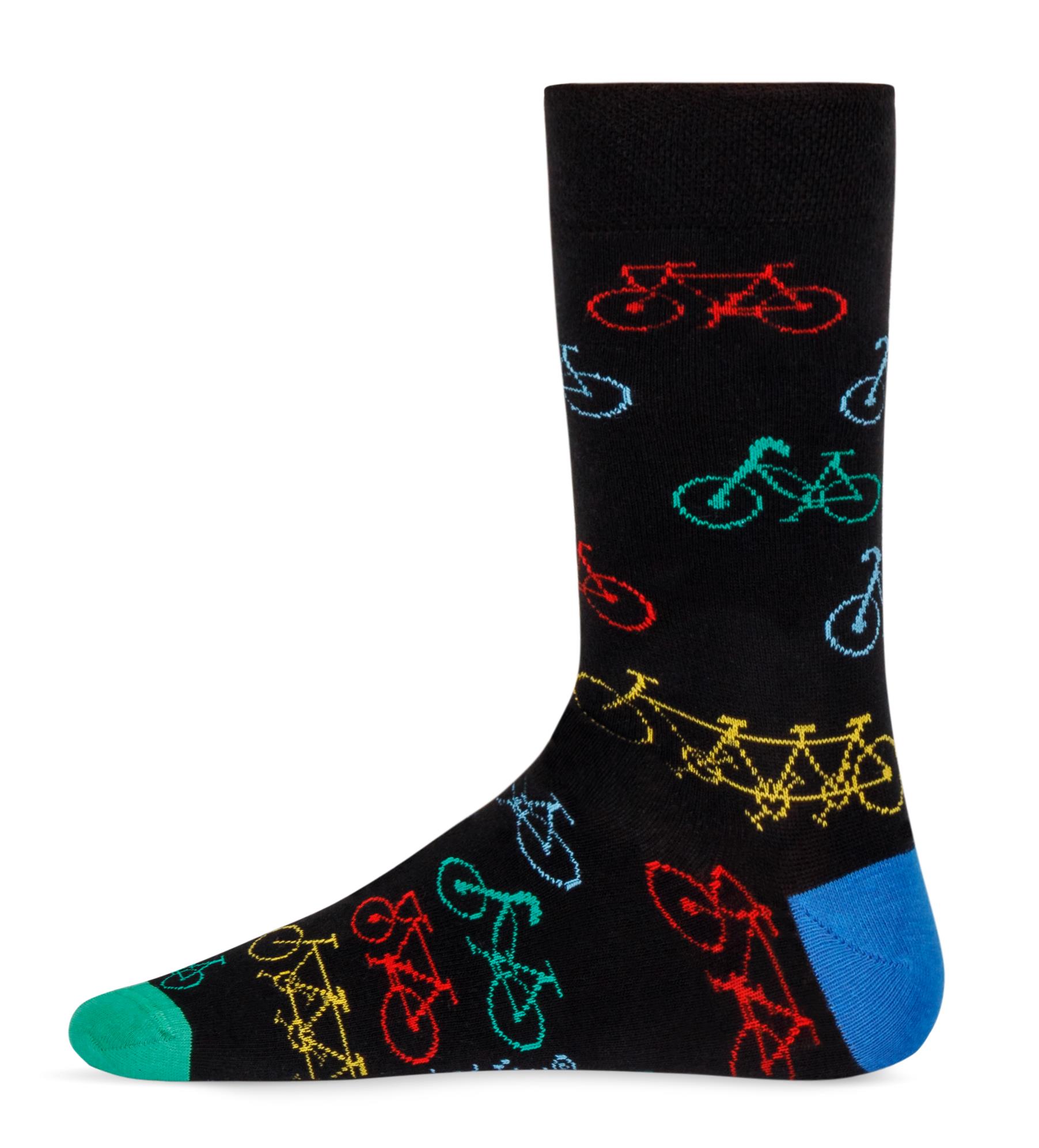 Lustige Motiv Socken aus Baumwolle 2 Paar Bunt Spaß Damen Herren Farbfroh - Bild 51 von 137