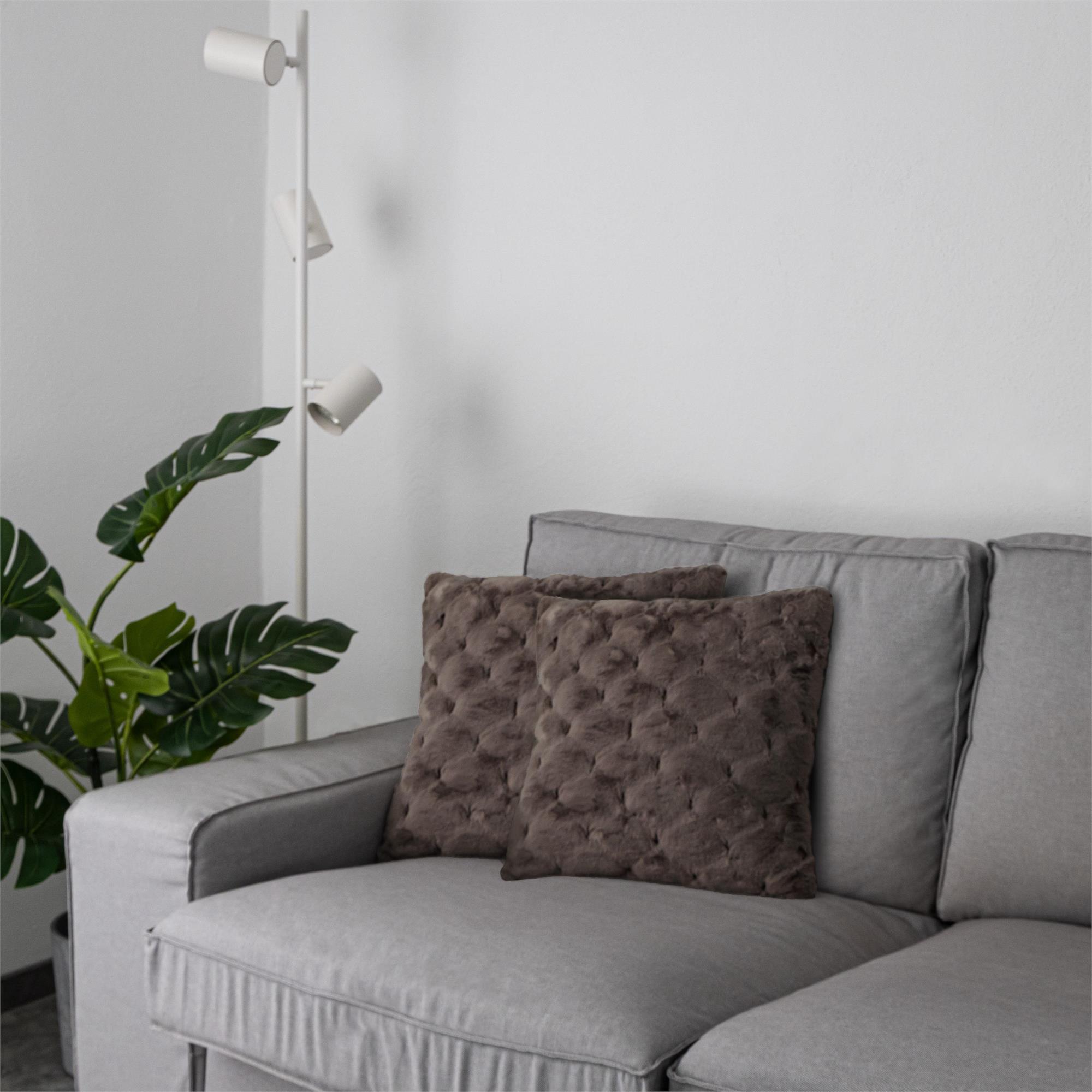 4er Set dekorative Sofa Kissen - inkl. 4 weiche Kissenfüllungen - 45 x 45 cm - - Bild 18 von 27
