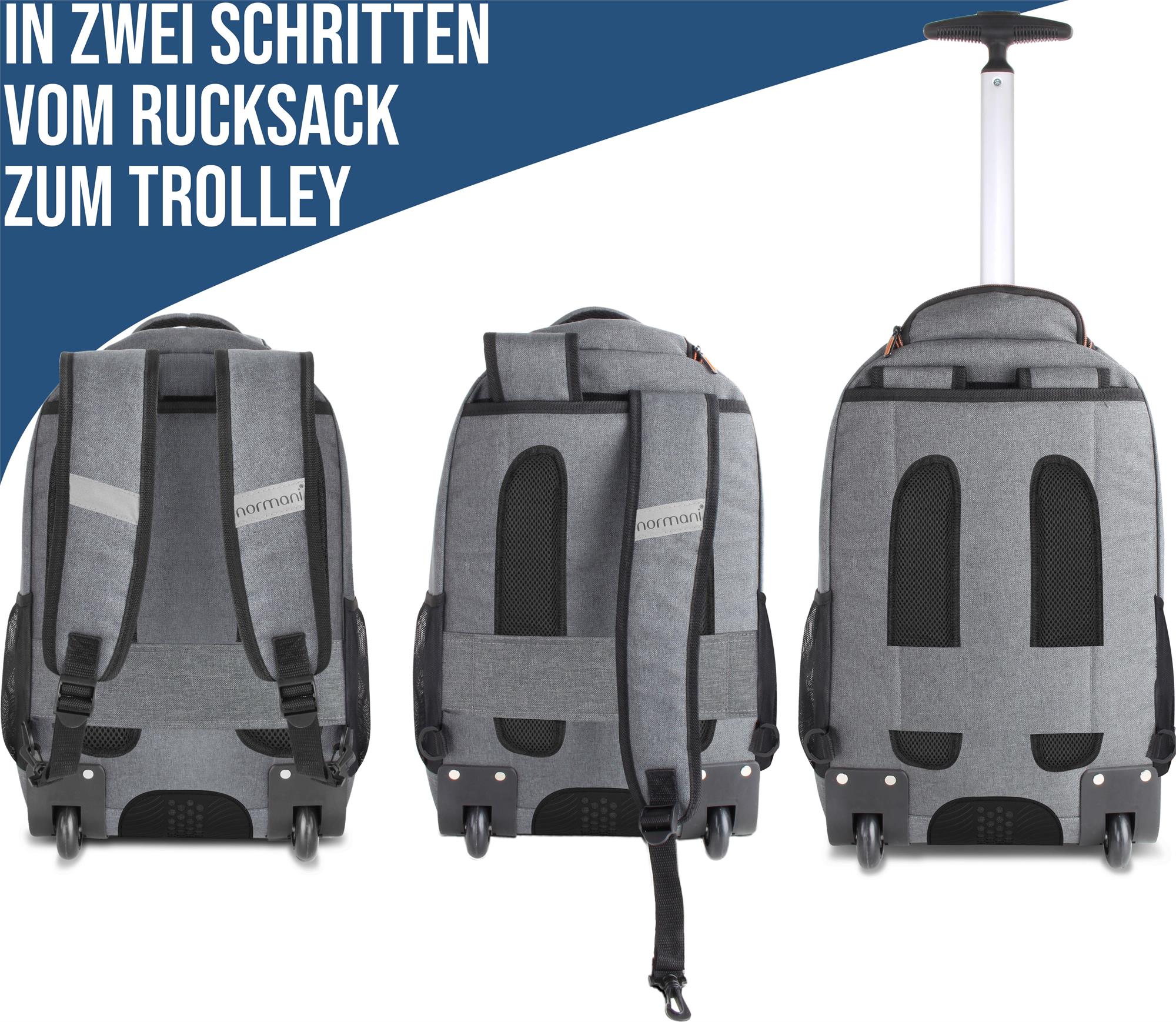 Rucksack „Yori“ mit Trolleyfunktion 30 Liter | 4986D88F - Bild 16 von 71