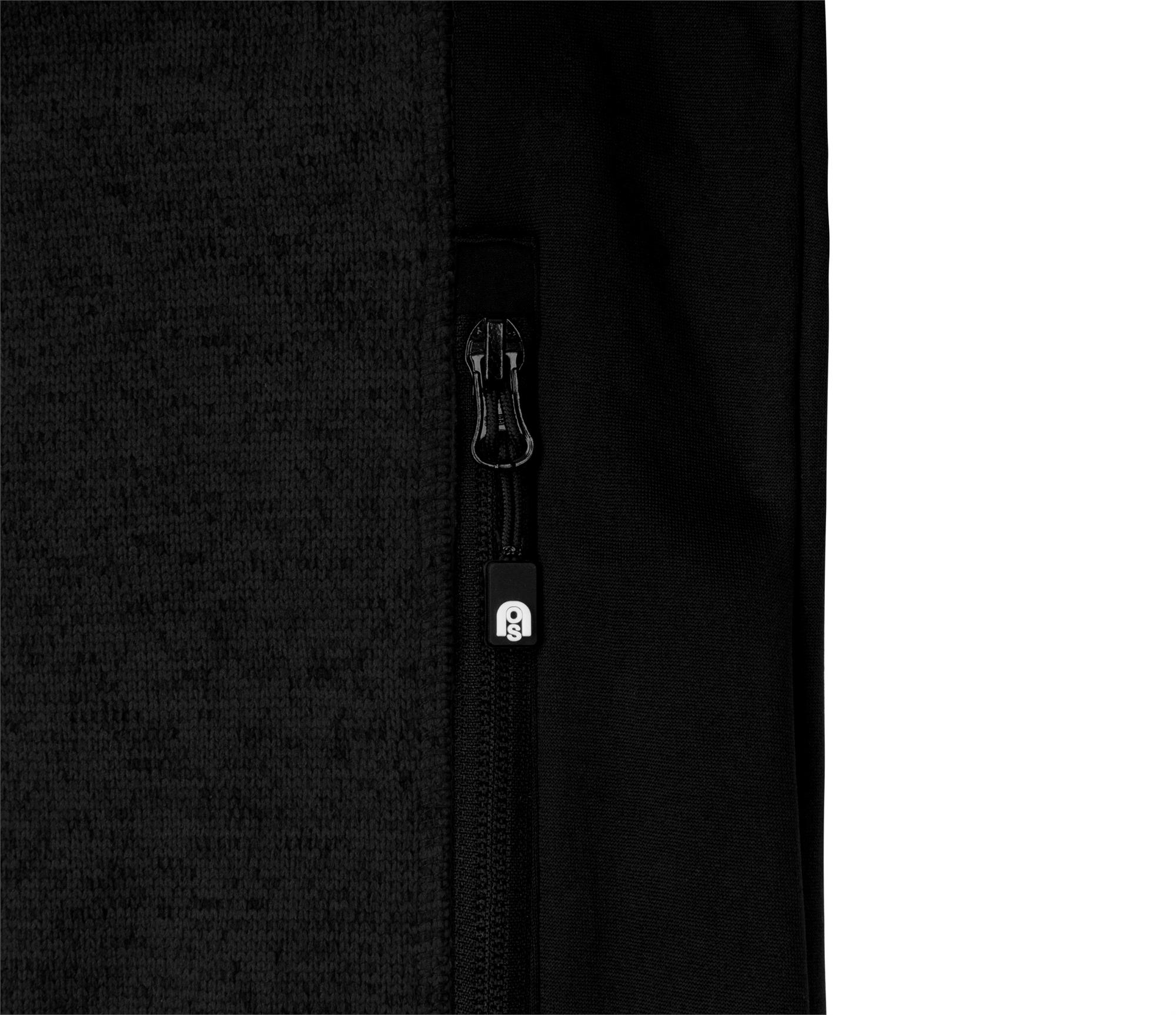 Herren Strick-Fleeceweste mit Reißverschlusstaschen Winterweste Arbeitsweste