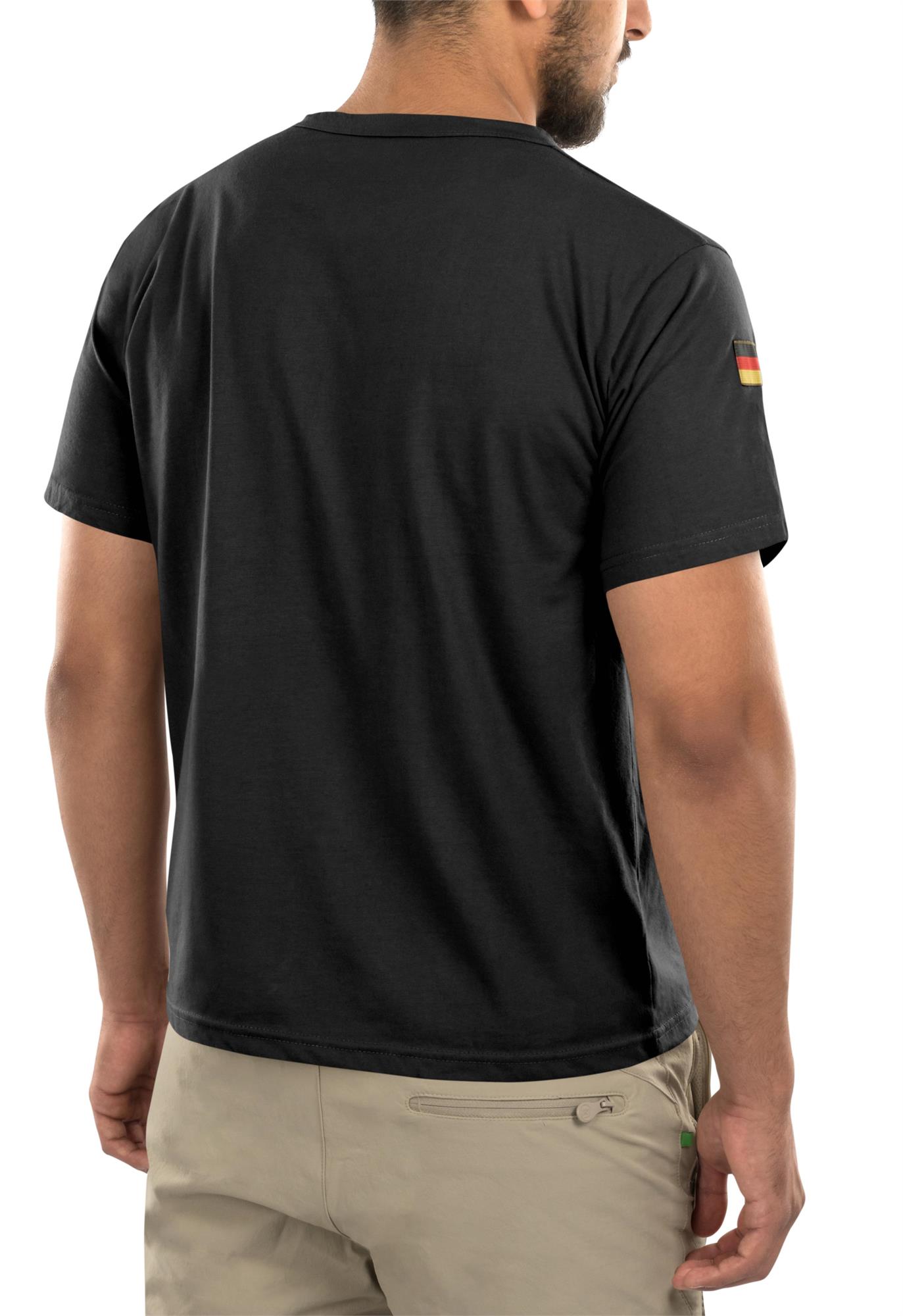 Herren Tactical T-Shirt "Tropen" mit deutschem Nationalitätsabzeichen - Bild 5 von 29