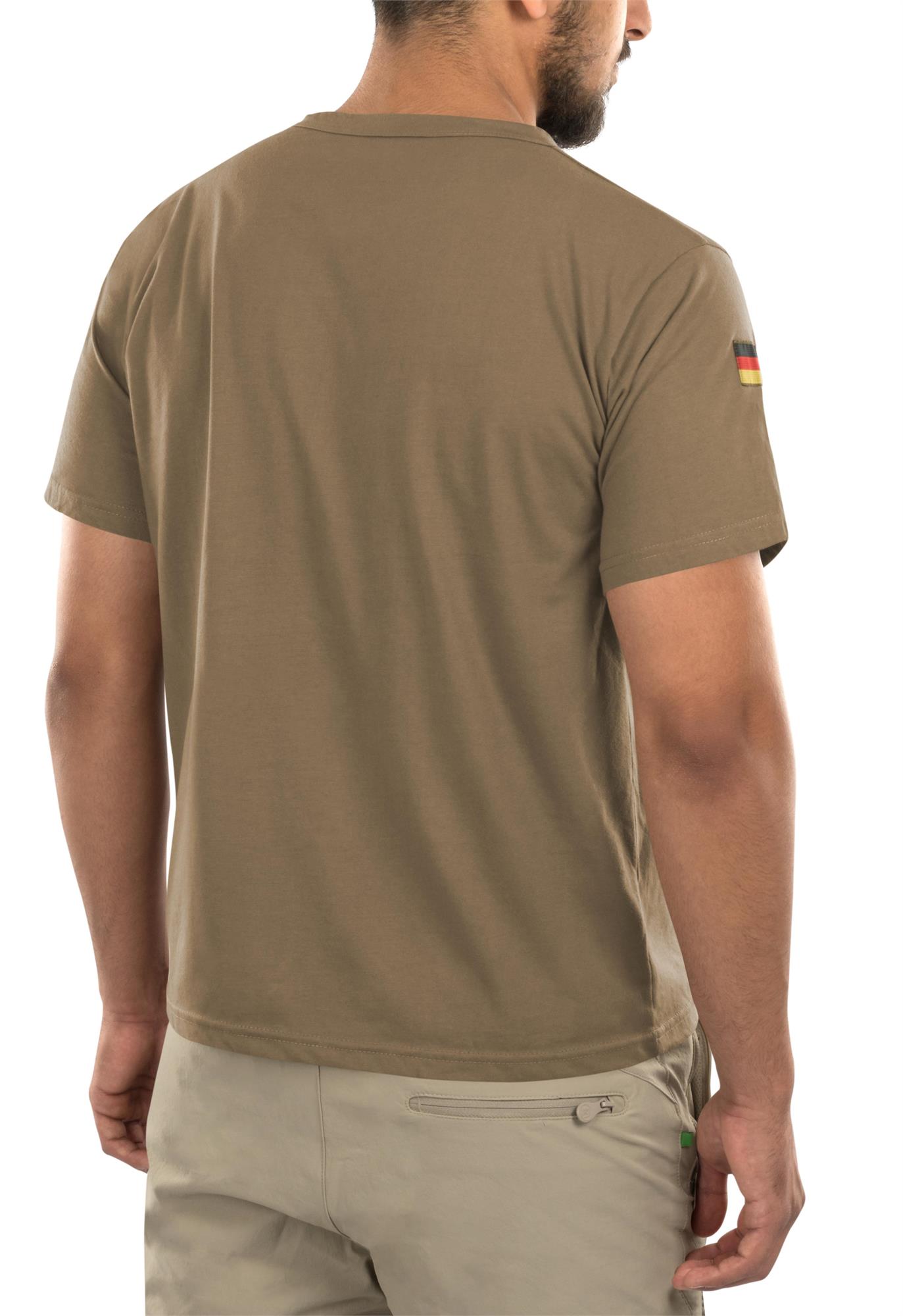 Herren Tactical T-Shirt "Tropen" mit deutschem Nationalitätsabzeichen - Bild 13 von 29