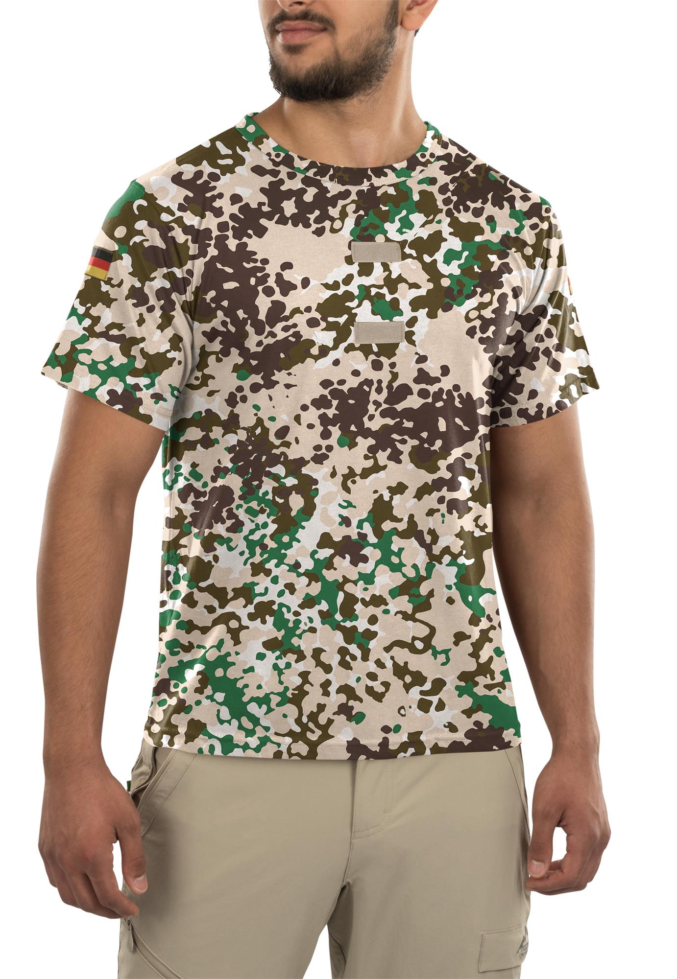 Herren Tactical T-Shirt "Tropen" mit deutschem Nationalitätsabzeichen - Bild 28 von 29
