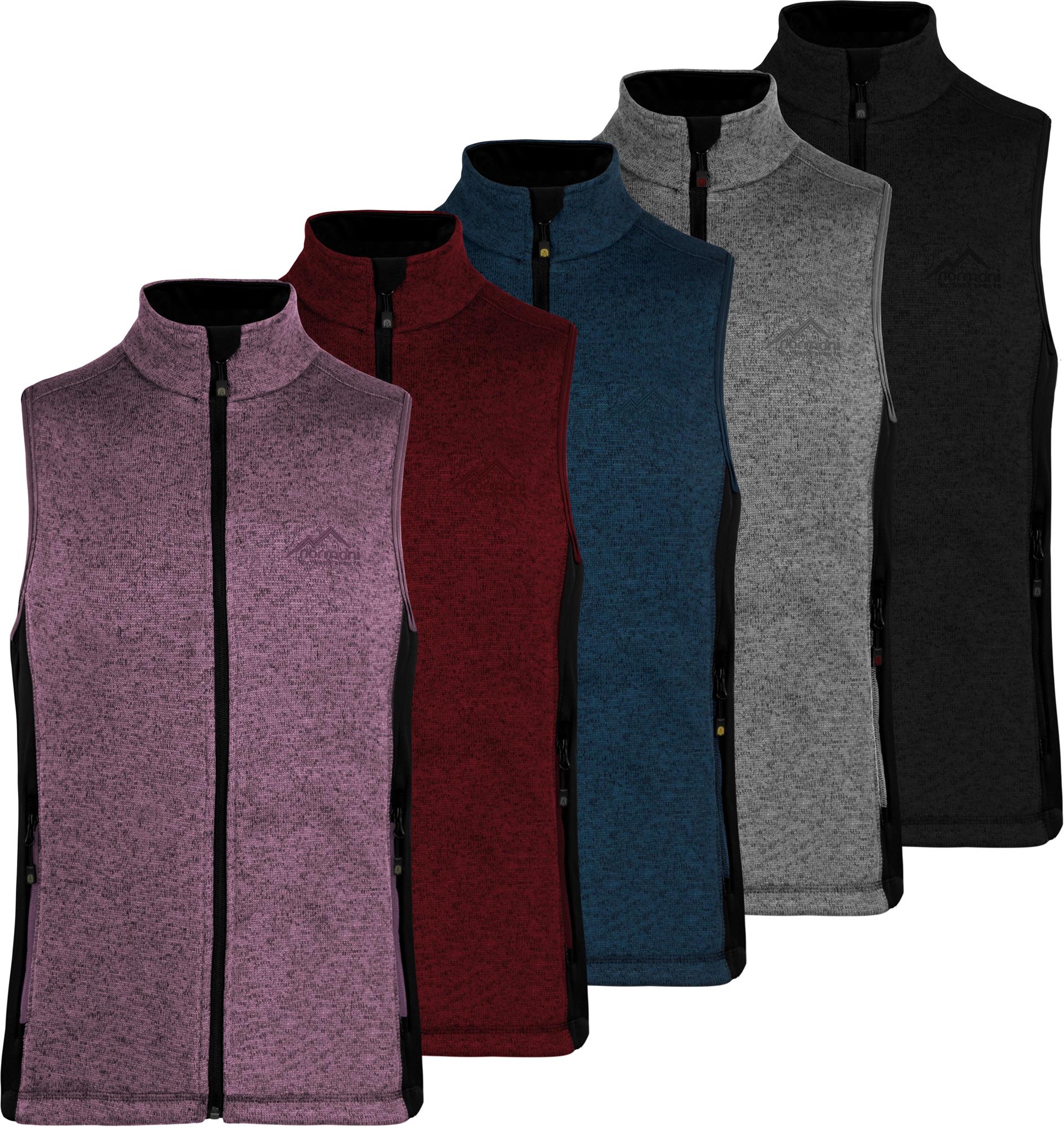 Damen Strickweste Outdoor Weste Übergangsweste Ärmellose Fleeceweste 310 gm²