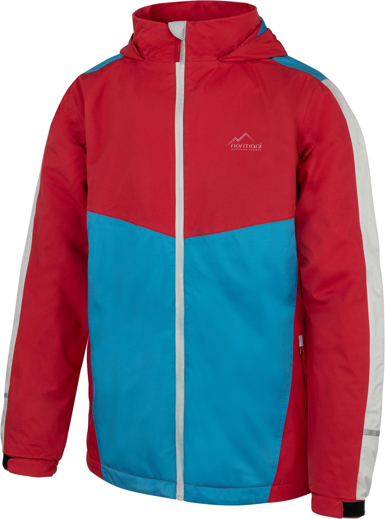 Kinder Regenjacke Wasserdichte Winterjacke mit Fleecefutter