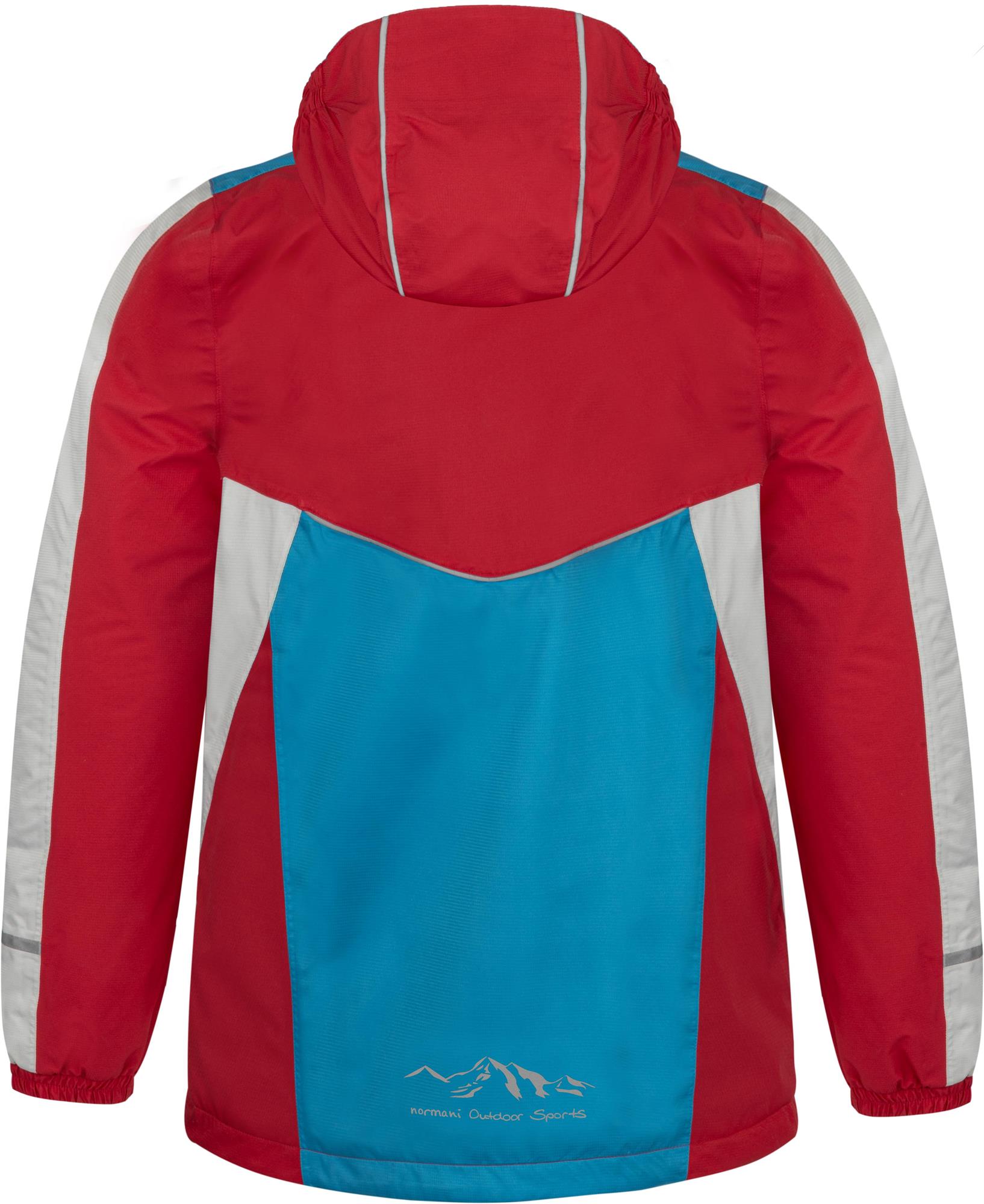 Kinder Regenjacke Wasserdichte Winterjacke mit Fleecefutter