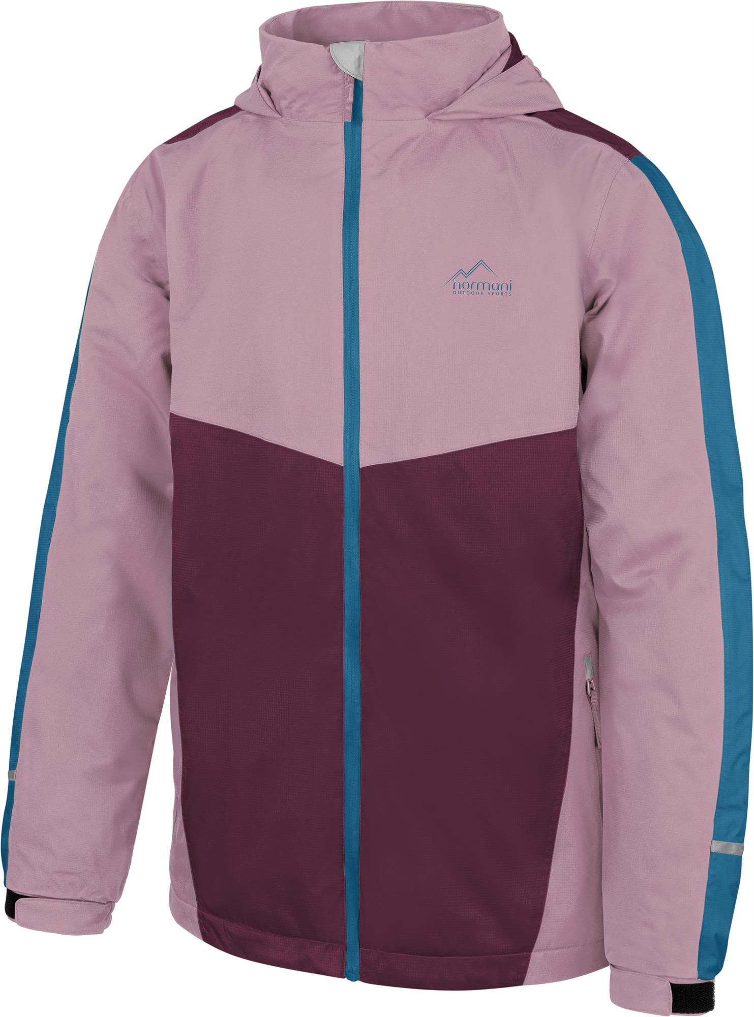 Kinder Regenjacke Wasserdichte Winterjacke mit Fleecefutter