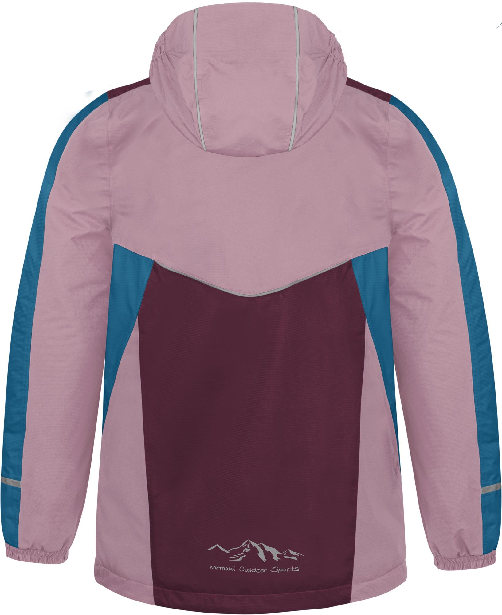 Kinder Regenjacke Wasserdichte Winterjacke mit Fleecefutter