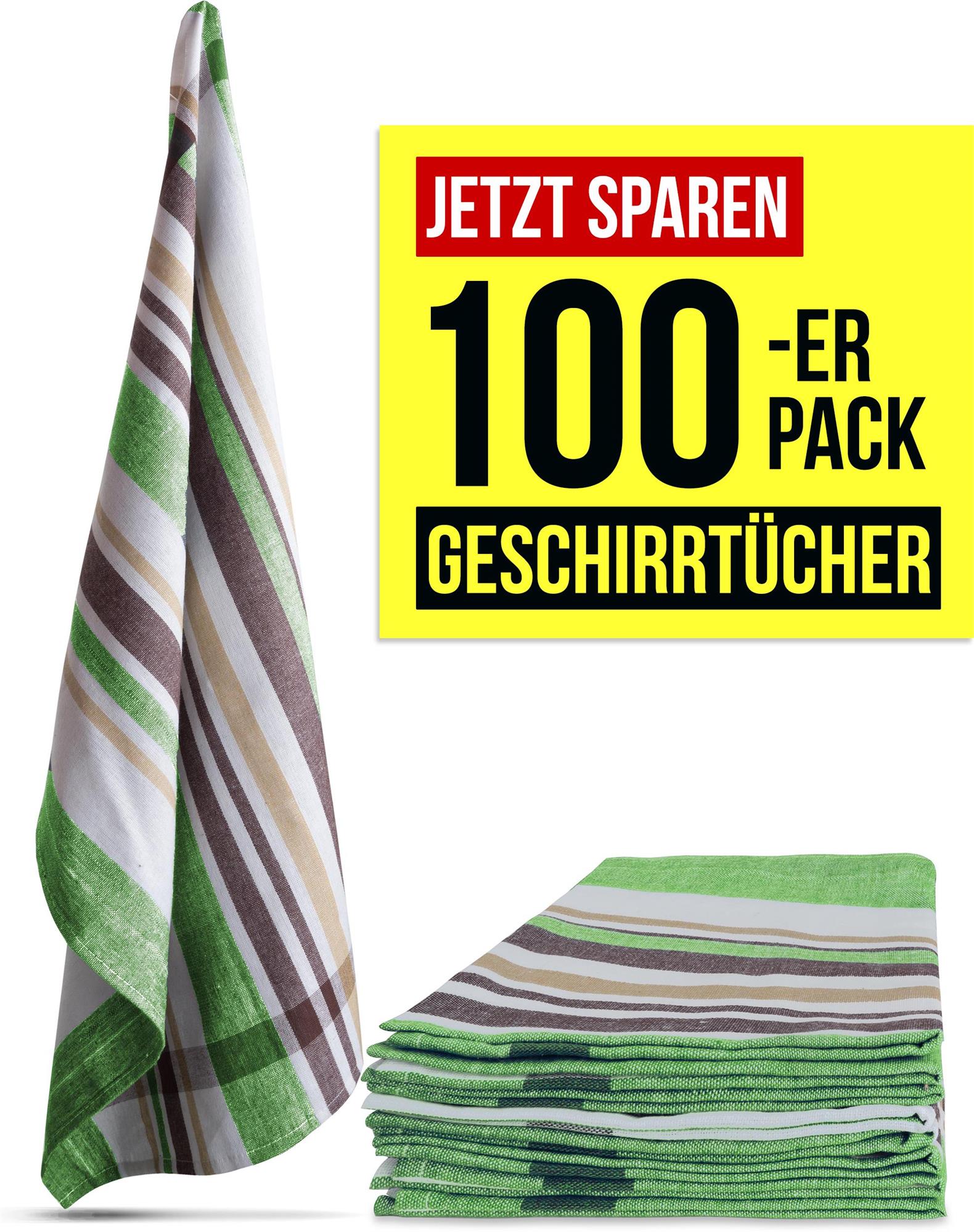 100 Geschirrtücher aus Baumwolle Küchentücher Geschirrhandtücher 55x75 cm - Bild 50 von 67