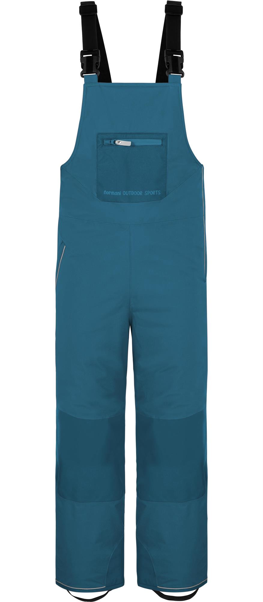 Kinder Winterhose - Wasserdichte Latzhose - gefütterte Skihose