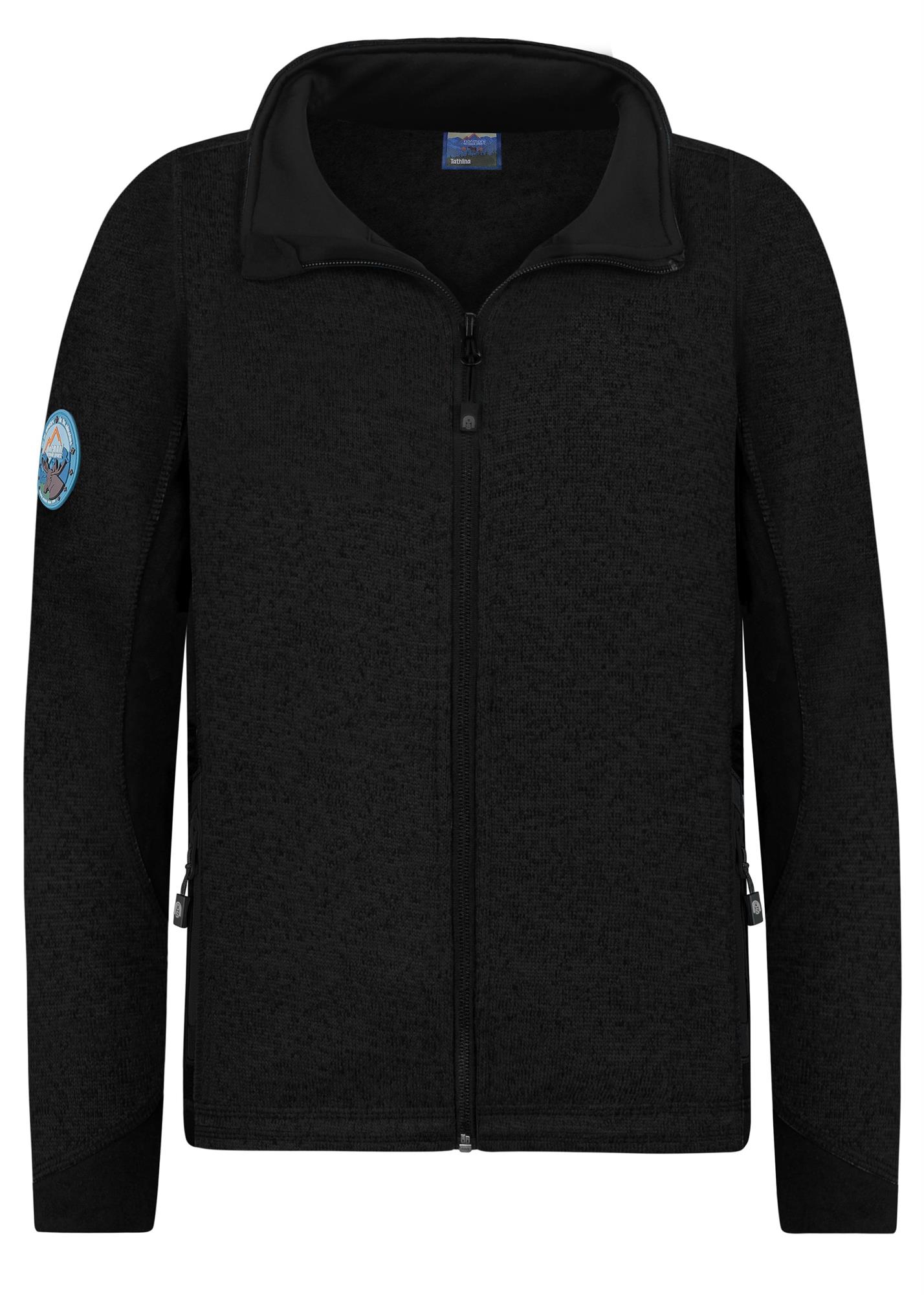 Kinder Strickjacke Fleecejacke Übergangsjacke Outdoorjacke für Junge und Mädchen