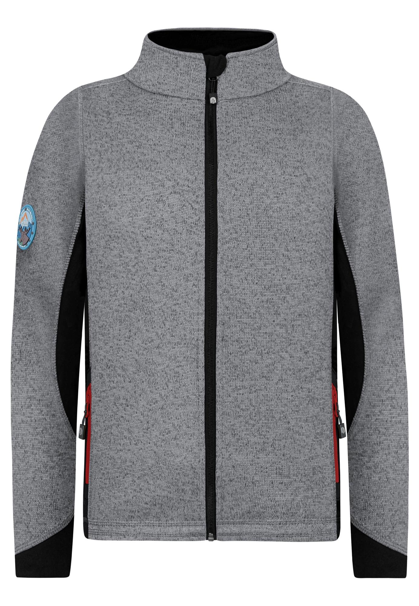 Kinder Strickjacke Fleecejacke Übergangsjacke Outdoorjacke für Junge und Mädchen