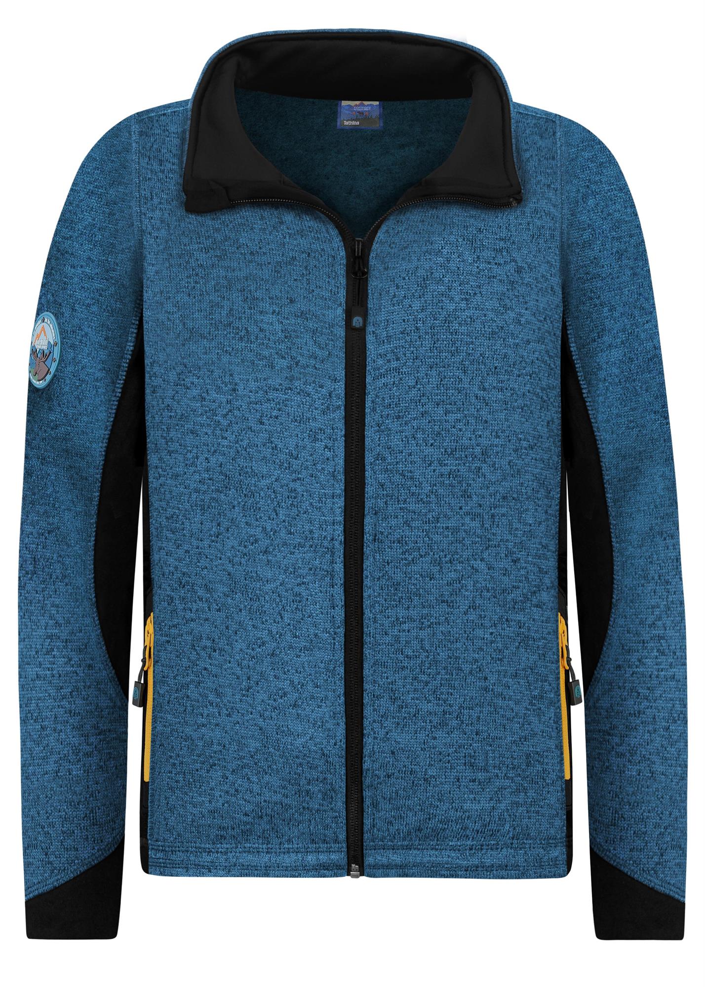 Kinder Strickjacke Fleecejacke Übergangsjacke Outdoorjacke für Junge und Mädchen