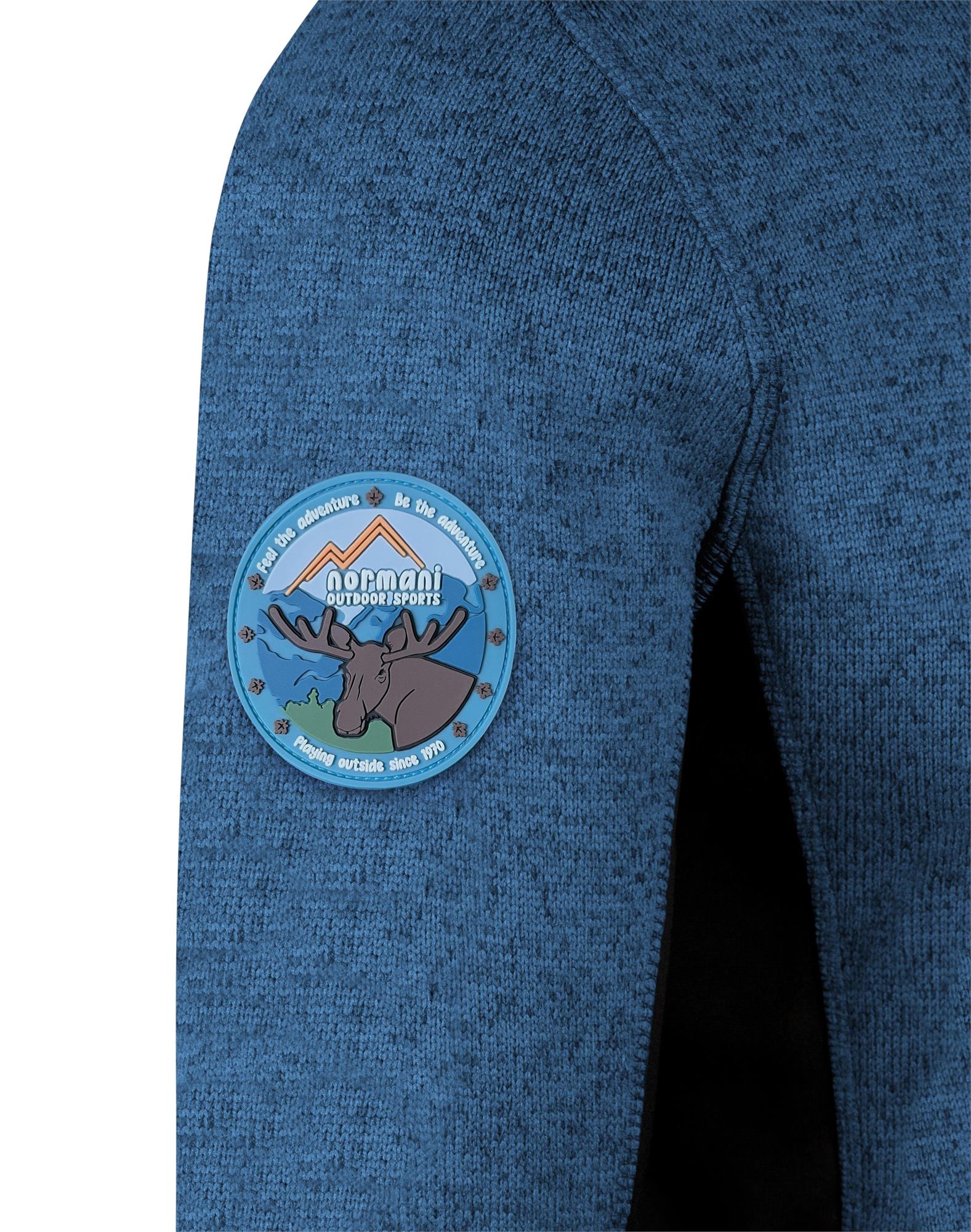 Kinder Strickjacke Fleecejacke Übergangsjacke Outdoorjacke für Junge und Mädchen