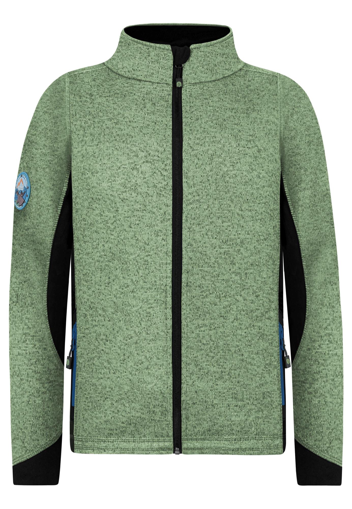Kinder Strickjacke Fleecejacke Übergangsjacke Outdoorjacke für Junge und Mädchen