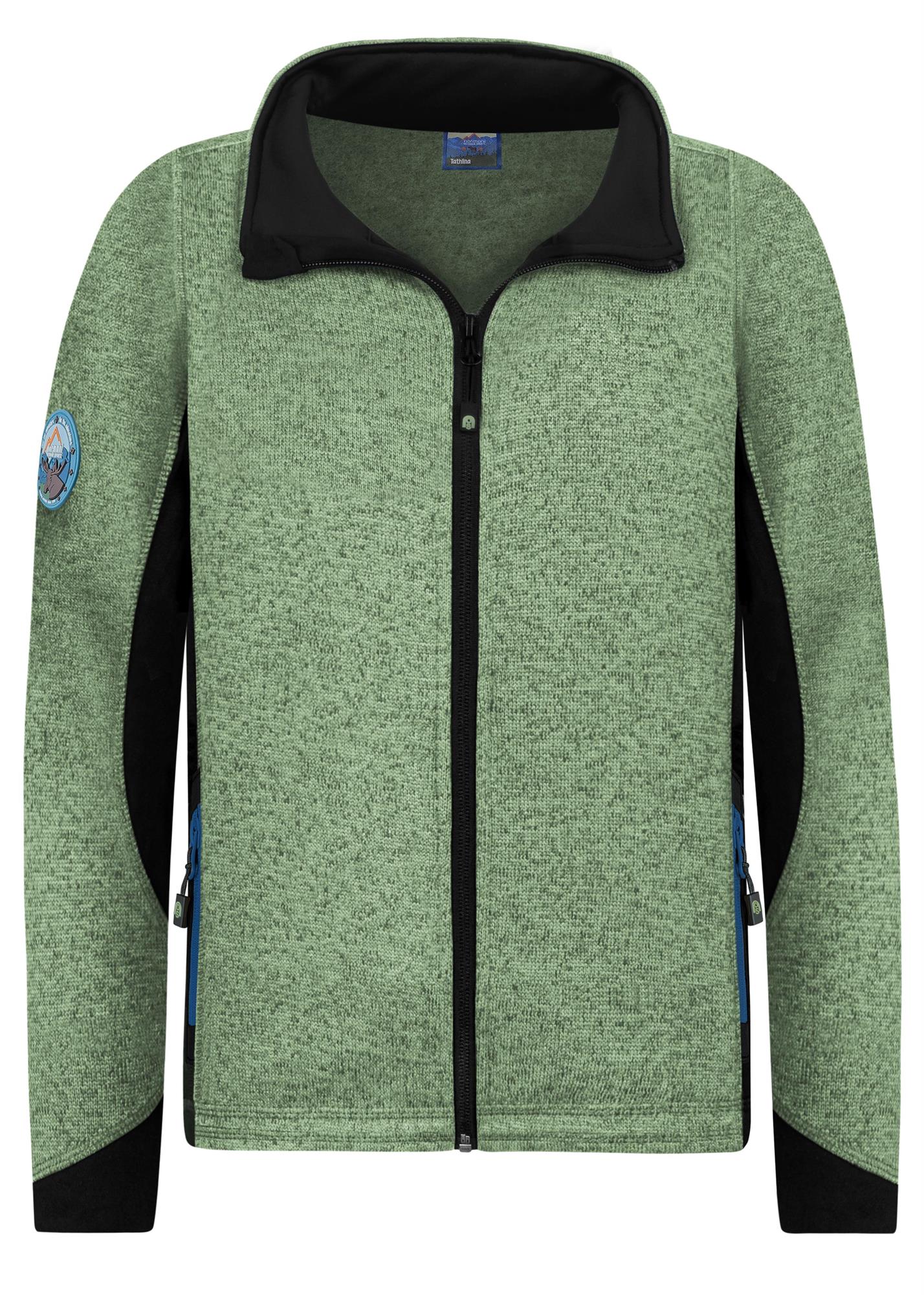 Kinder Strickjacke Fleecejacke Übergangsjacke Outdoorjacke für Junge und Mädchen