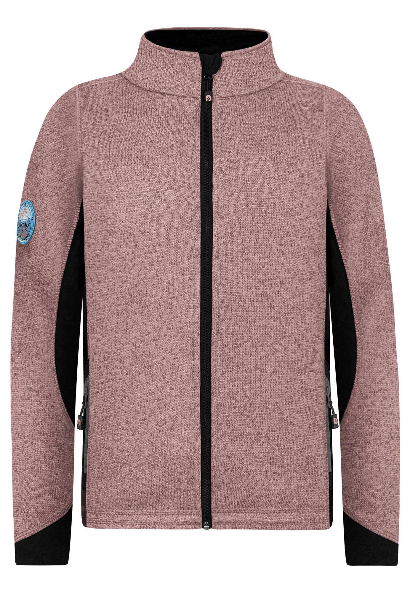 Kinder Strickjacke Fleecejacke Übergangsjacke Outdoorjacke für Junge und Mädchen