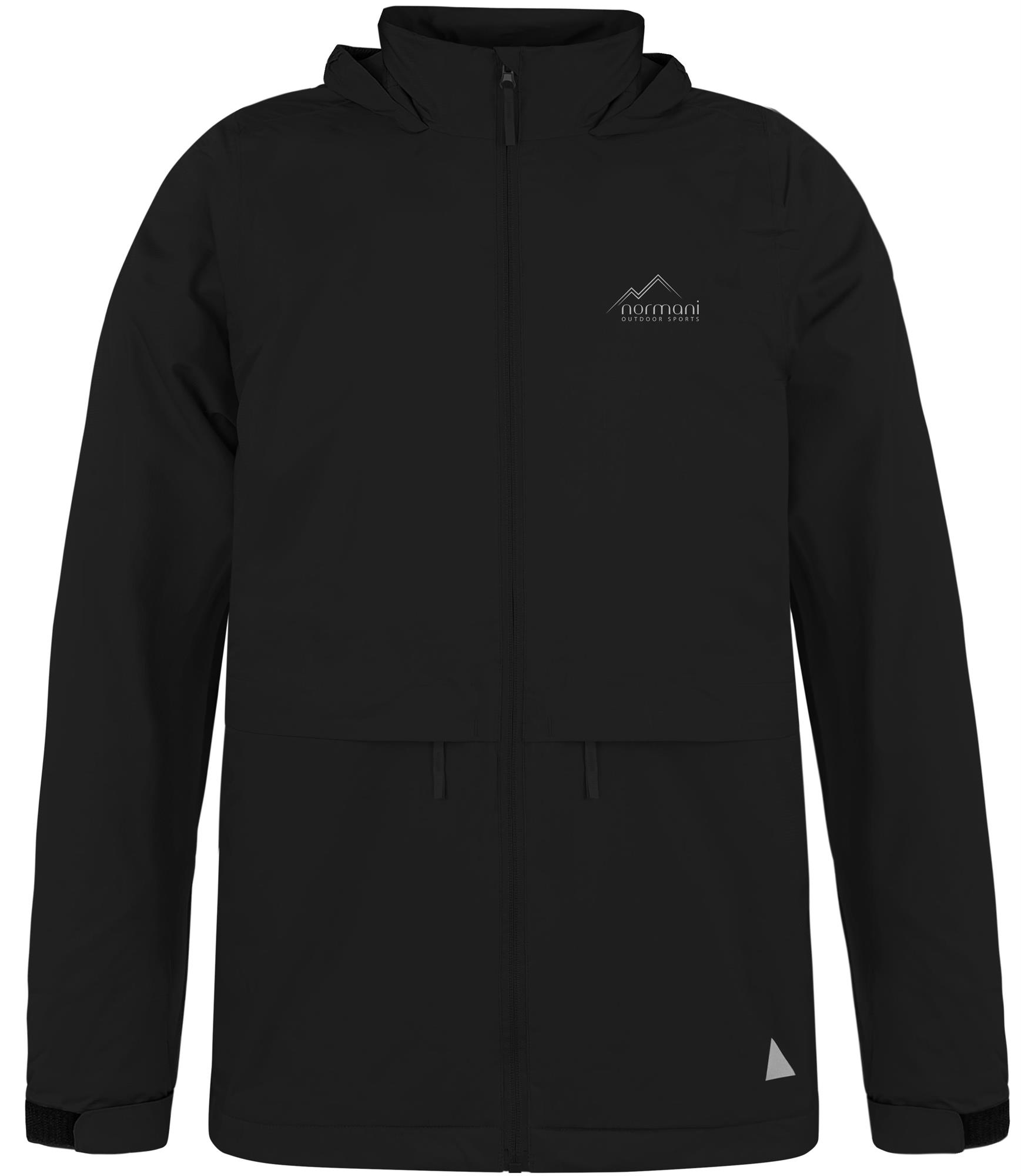 Unisex Kinder wasserdichte Regenjacke Regenmantel mit Kapuze und Reflektoren