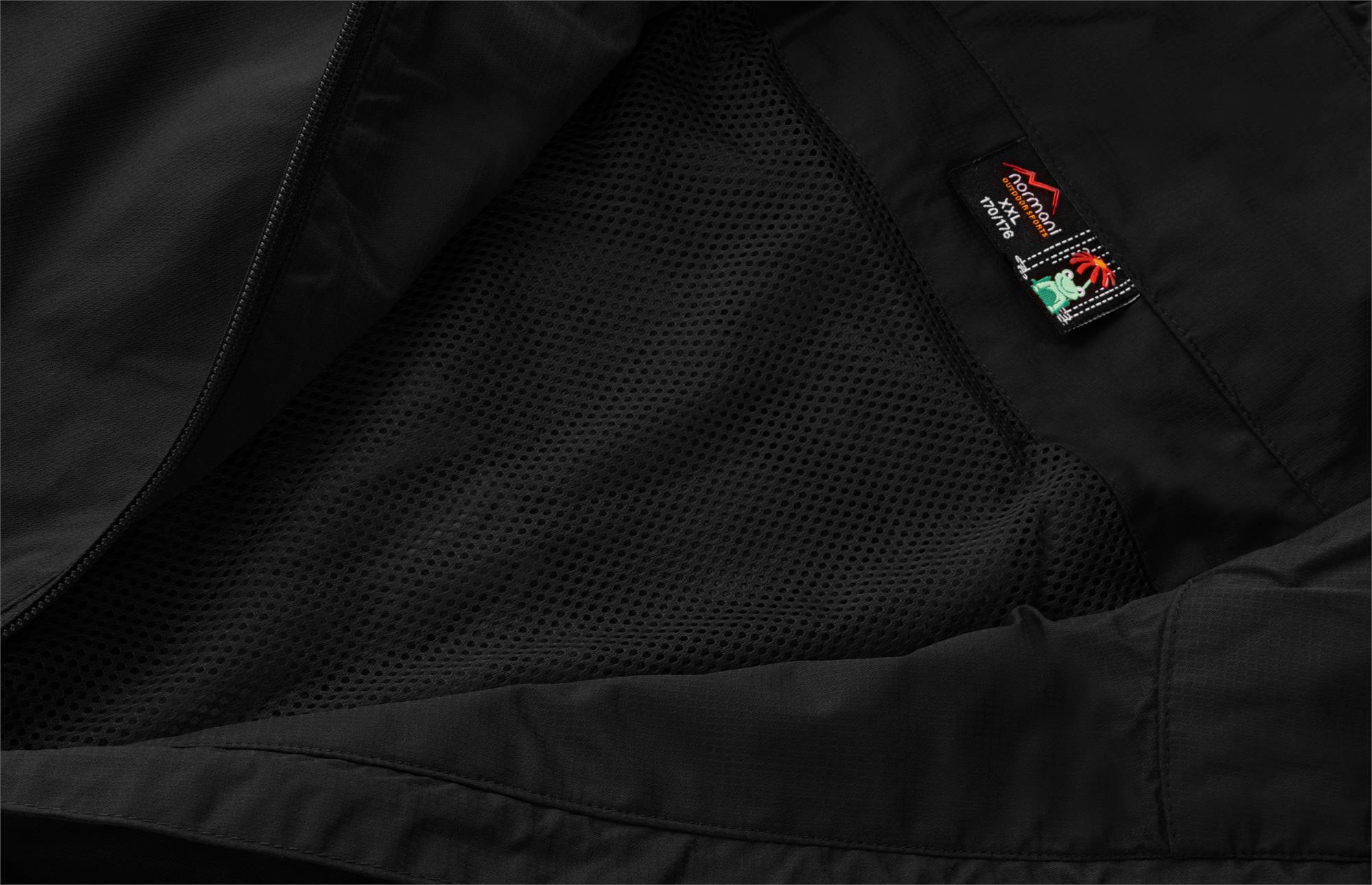 Unisex Kinder wasserdichte Regenjacke Regenmantel mit Kapuze und Reflektoren