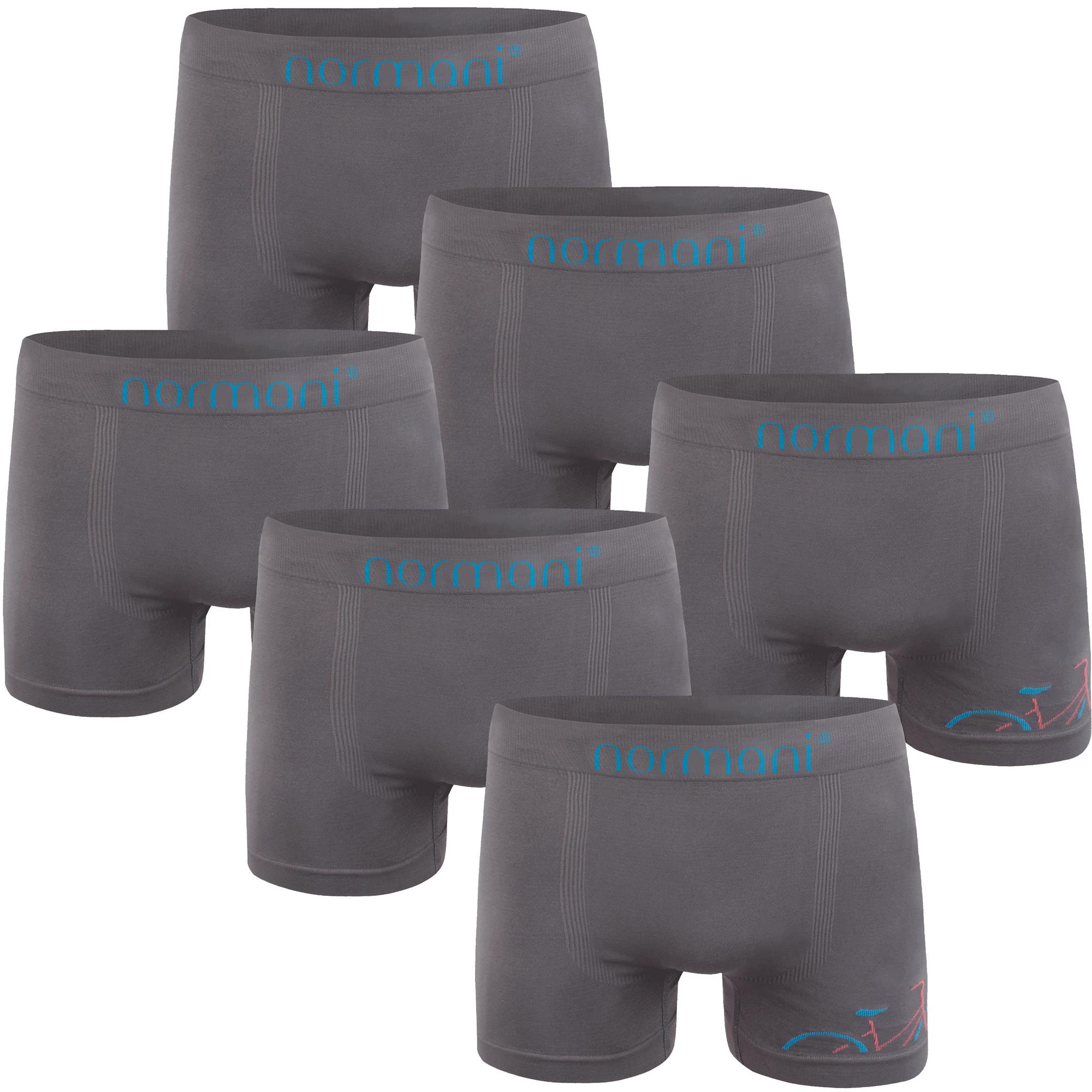 6 Mikrofaser-Boxershorts für Herren aus Nylon - Sportunterhosen für Männer