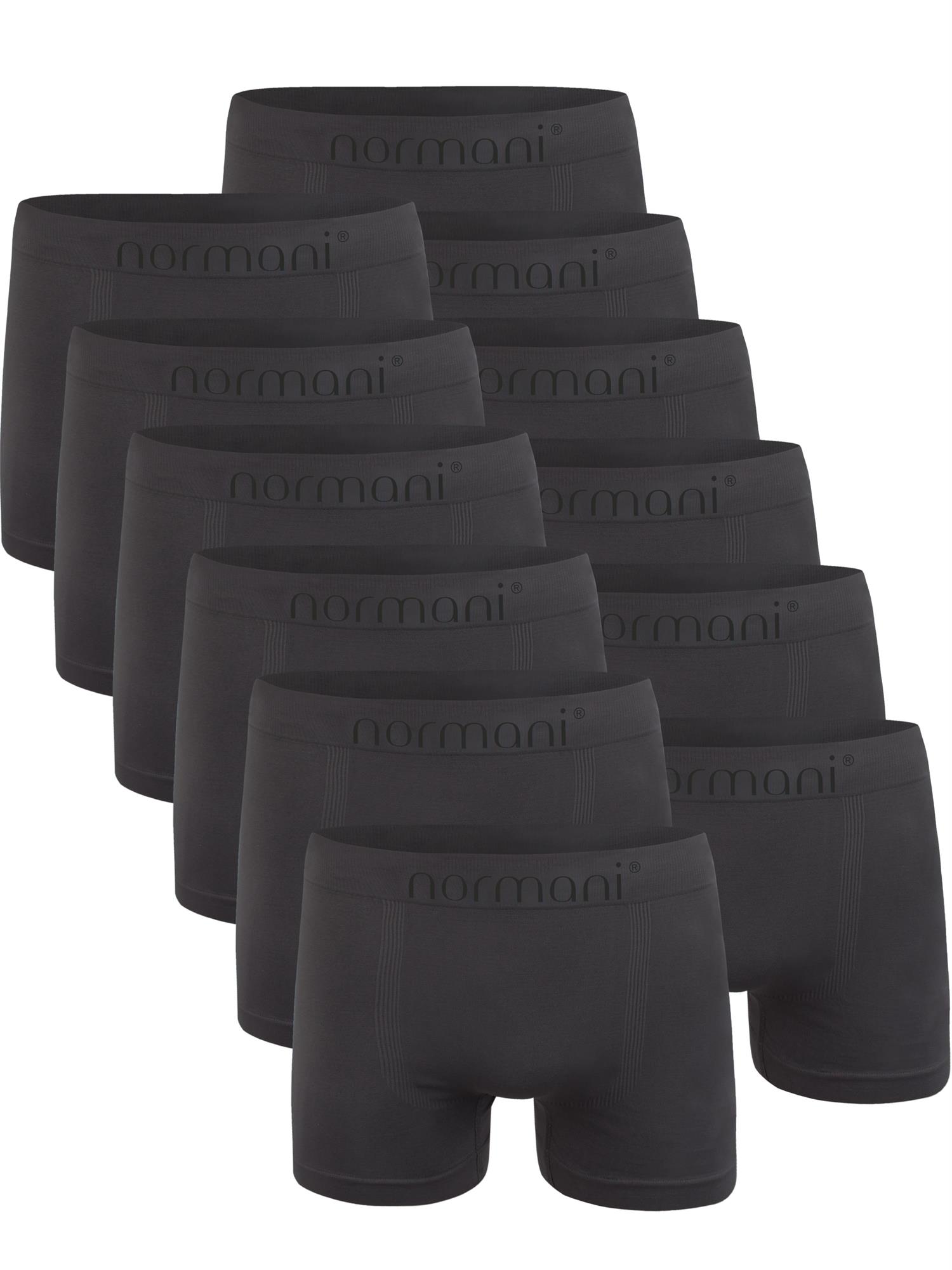 12 Stück Mikrofaser-Boxershorts für Herren - Sportunterhosen für Männer - Bild 52 von 61