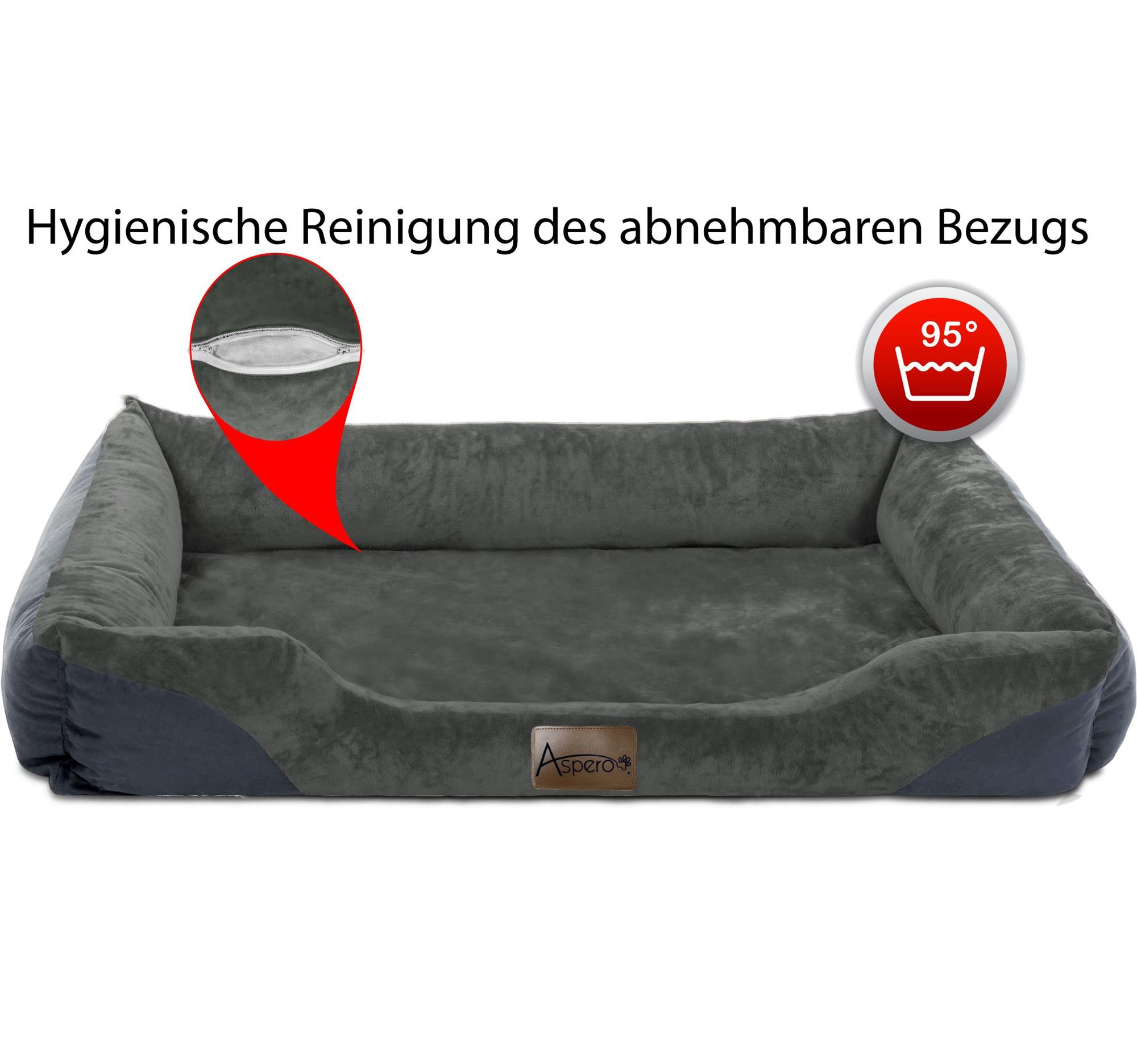 Hundebett Hundekorb für kleine bis große Hunde Tierbett waschbar bei 95 mit RV