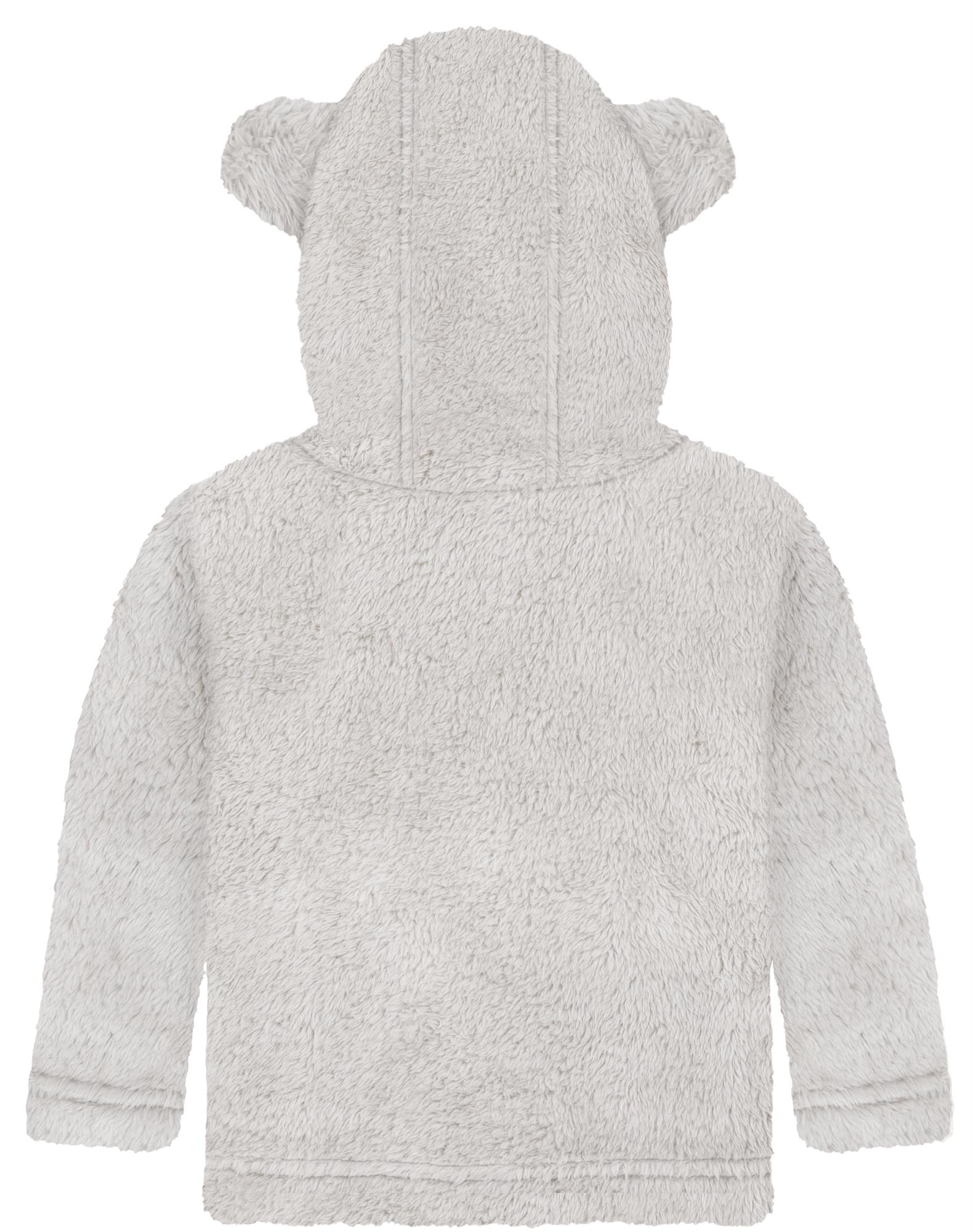 Kinder Baby Teddyjacke Fleecejacke Sherpajacke mit Ohren für Junge und Mädchen