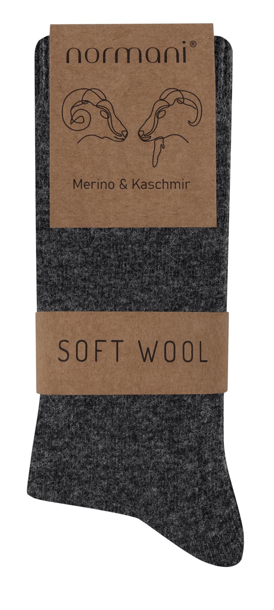 3 Klassische super weiche Socken aus Cashmere und Merinowolle mit Komfortbund - Bild 9 von 19