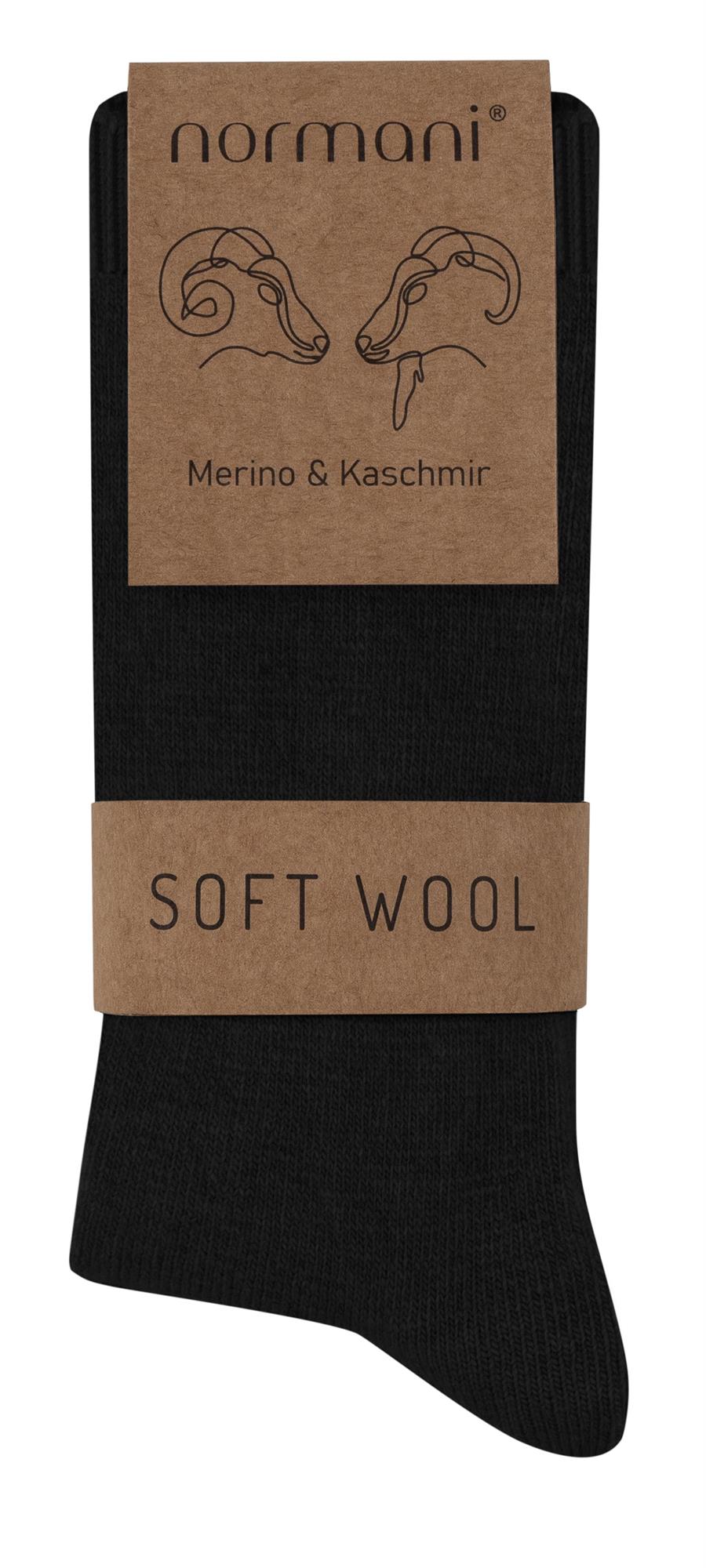3 Klassische super weiche Socken aus Cashmere und Merinowolle mit Komfortbund - Bild 3 von 19