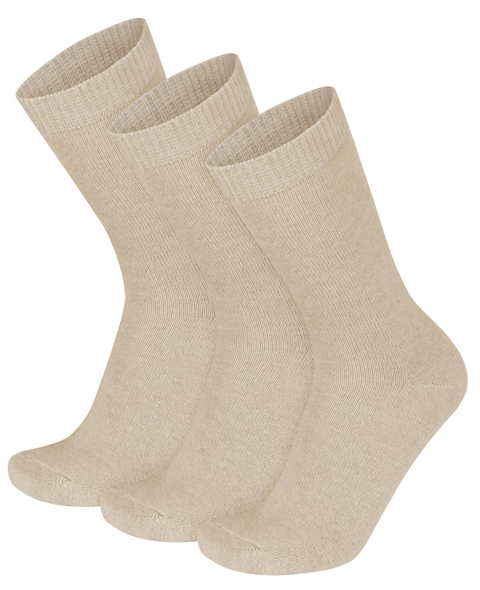 3 Klassische super weiche Socken aus Cashmere und Merinowolle mit Komfortbund - Bild 16 von 19