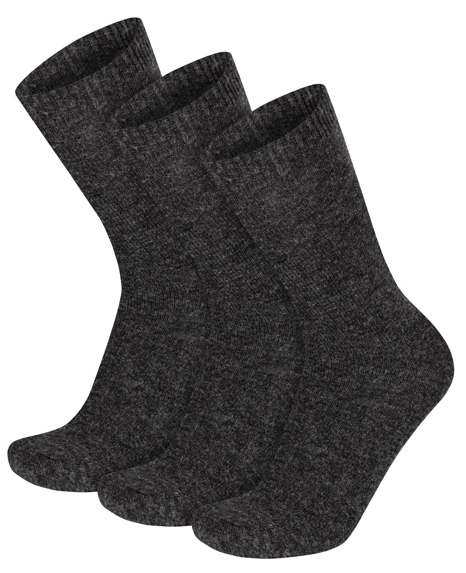 3 Klassische super weiche Socken aus Cashmere und Merinowolle mit Komfortbund - Bild 10 von 19