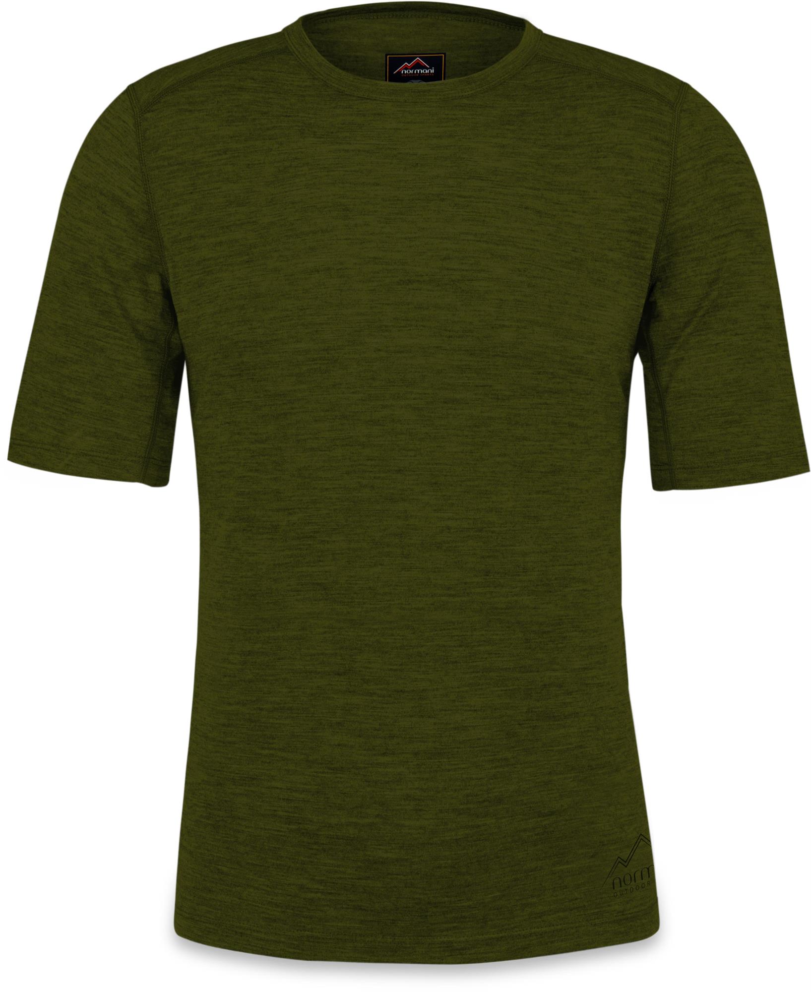 Herren Merino T-Shirt Kurzarm Short Sleeve Oberteil aus 100 Bio Merinowolle