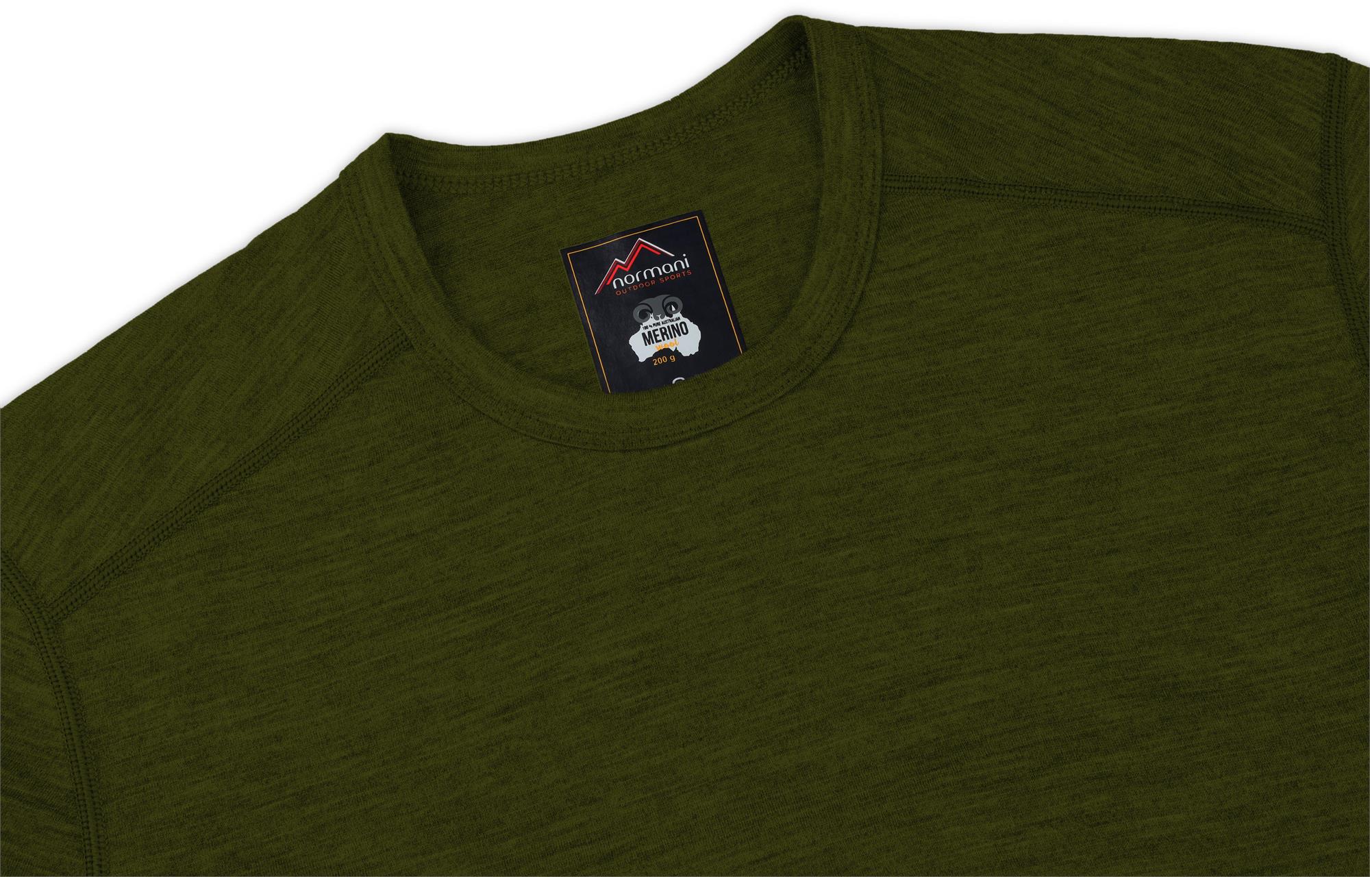 Herren Merino T-Shirt Kurzarm Short Sleeve Oberteil aus 100 Bio Merinowolle