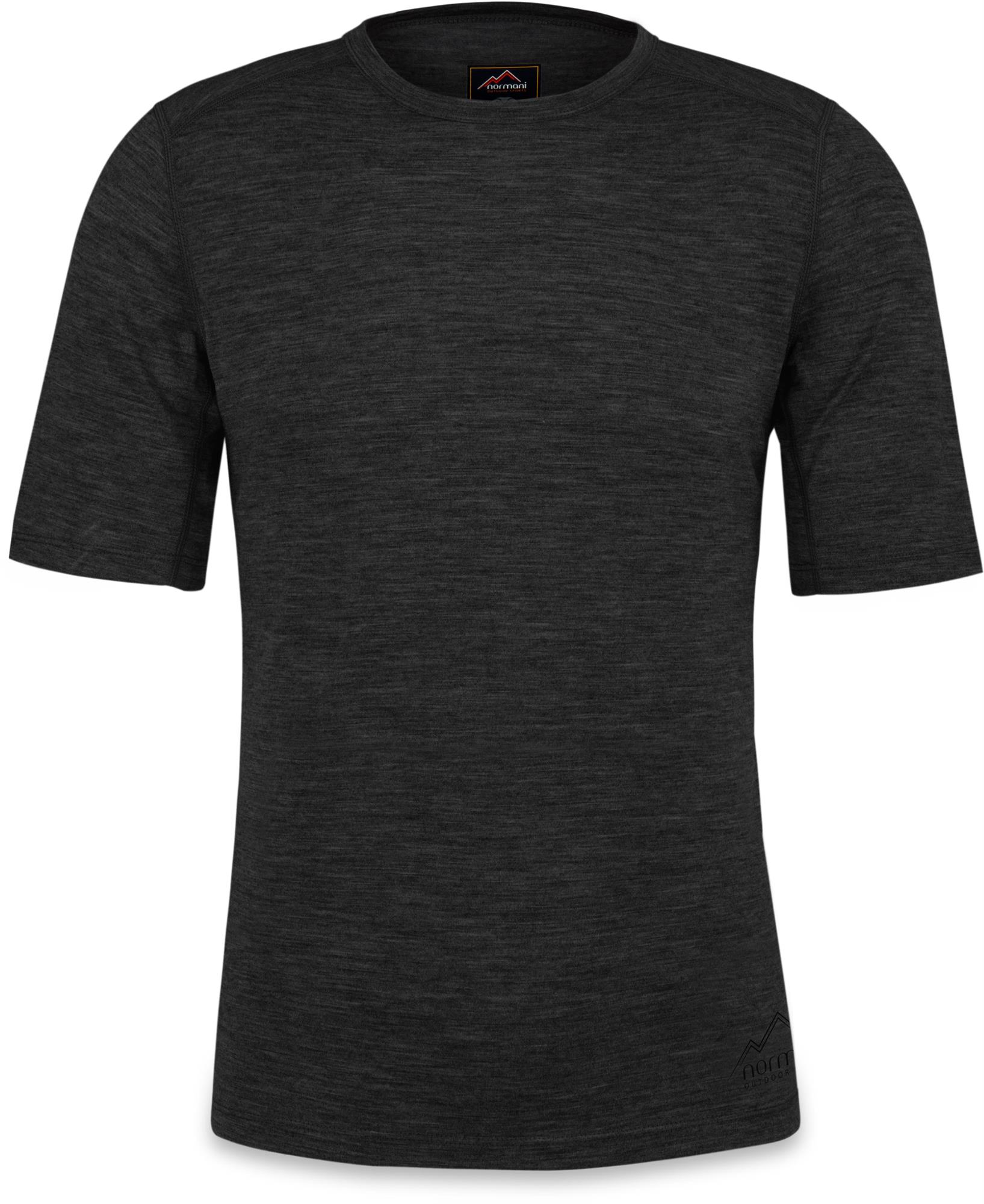 Herren Merino T-Shirt Kurzarm Short Sleeve Oberteil aus 100 Bio Merinowolle