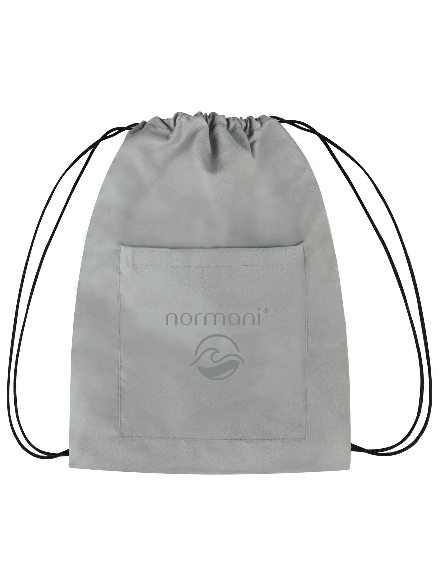 Strandhandtuch mit Rucksackfunktion - großes Handtuch 90x170 cm Badetuch - Bild 15 von 43