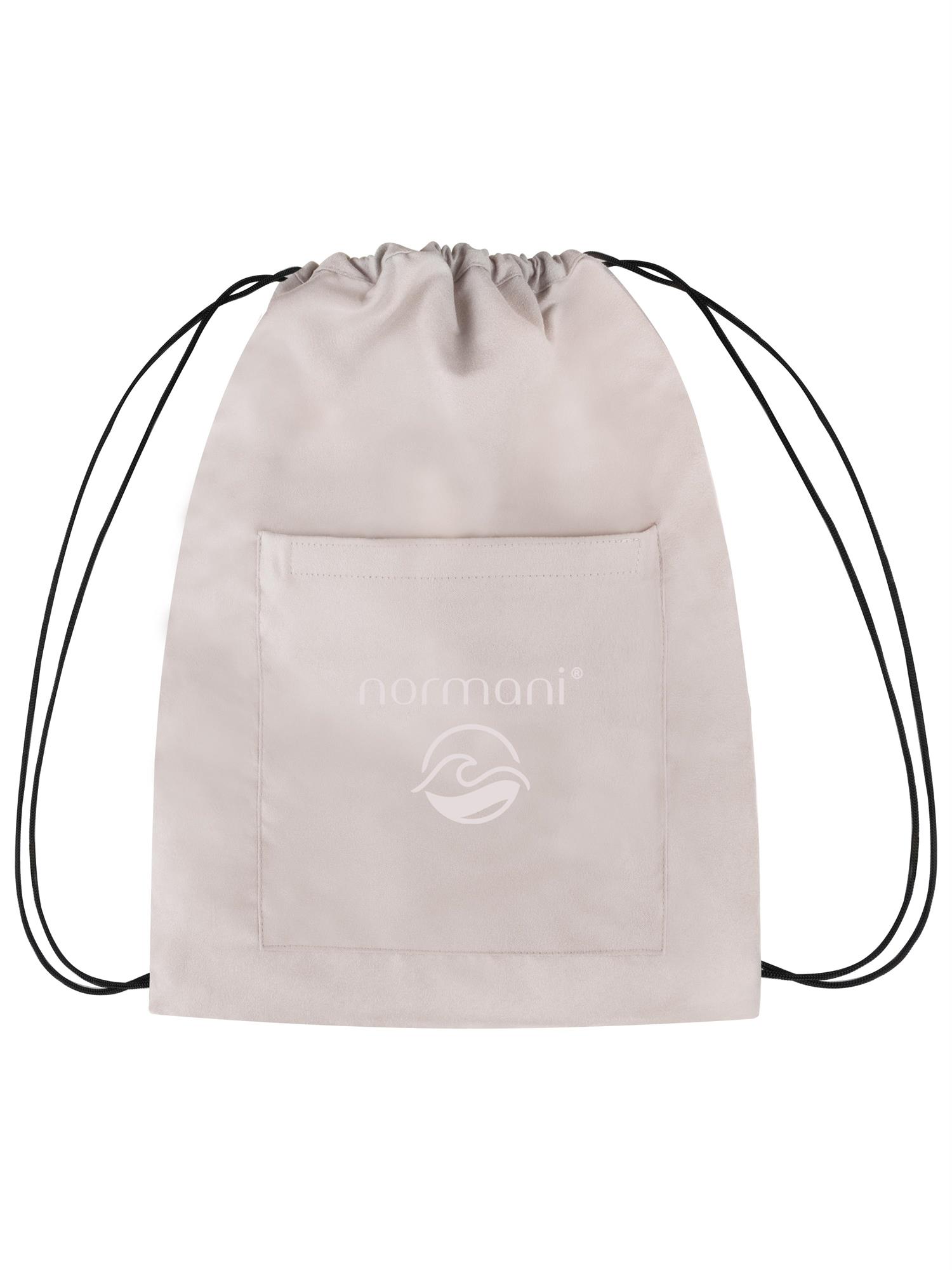 Strandhandtuch mit Rucksackfunktion - großes Handtuch 90x170 cm Badetuch - Bild 27 von 43